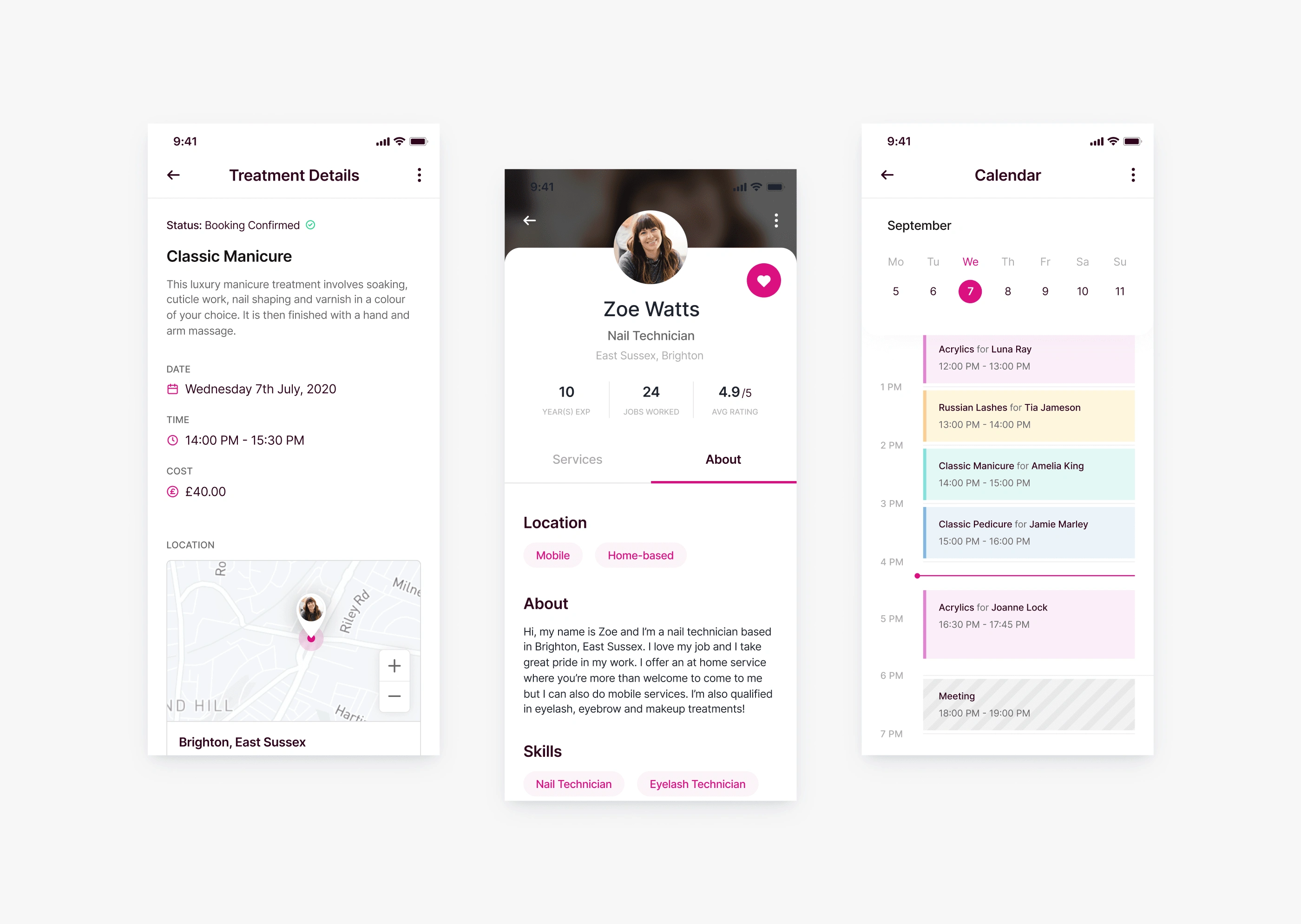 Beautilio App Design