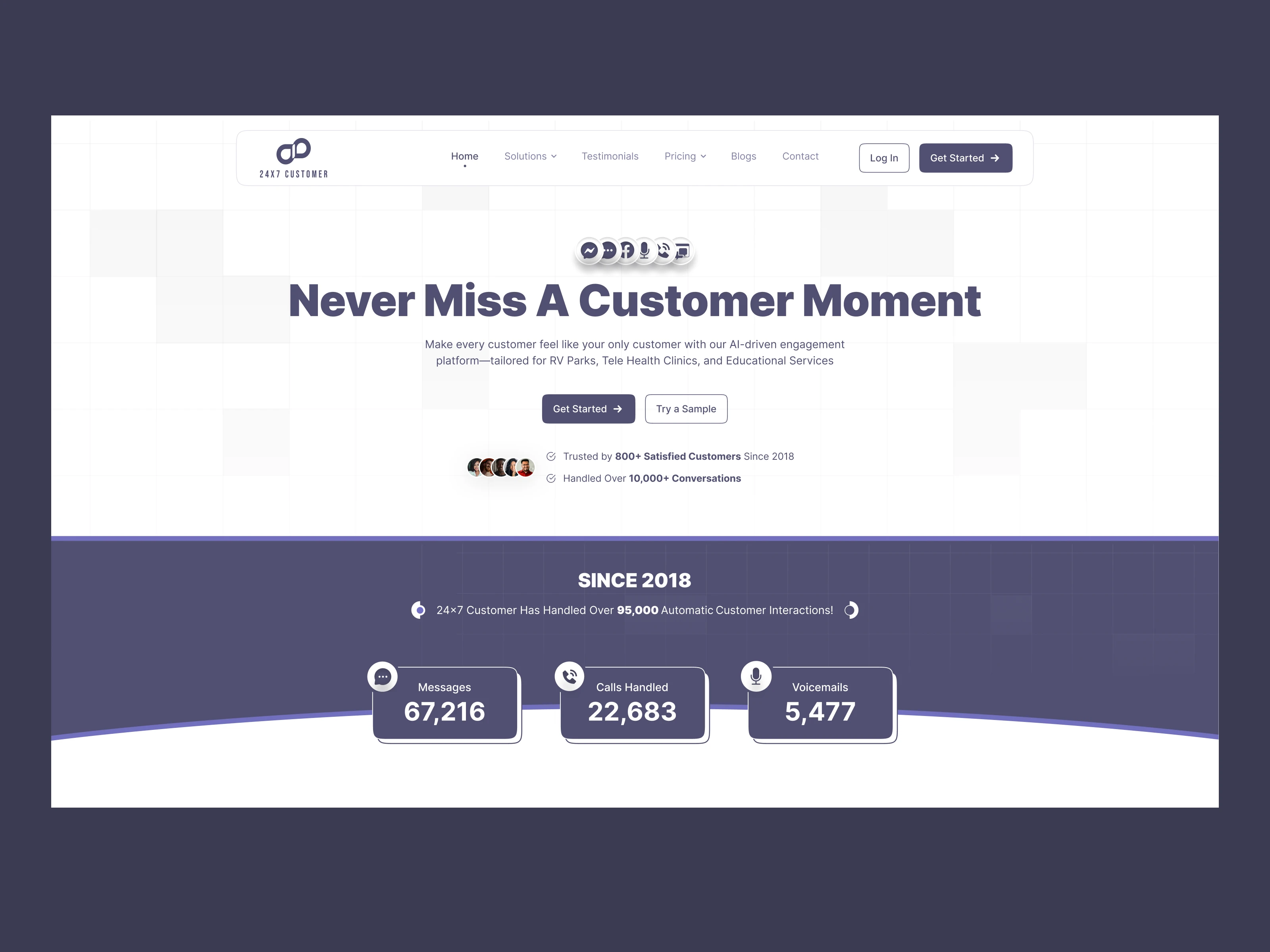 Home Page - 24x7 Customer