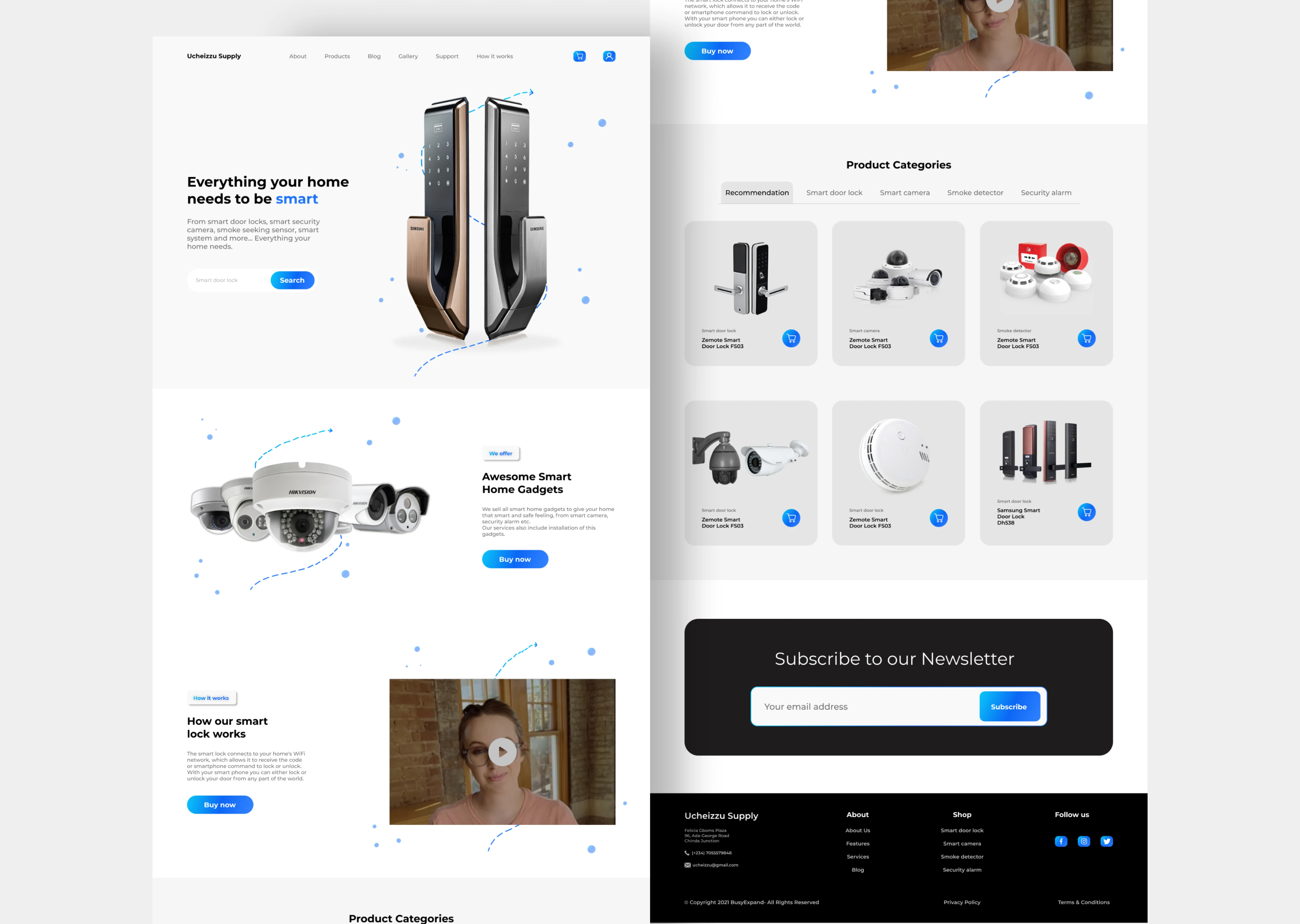 Ucheizzu ( An E-commerce website for smart home gadgets)