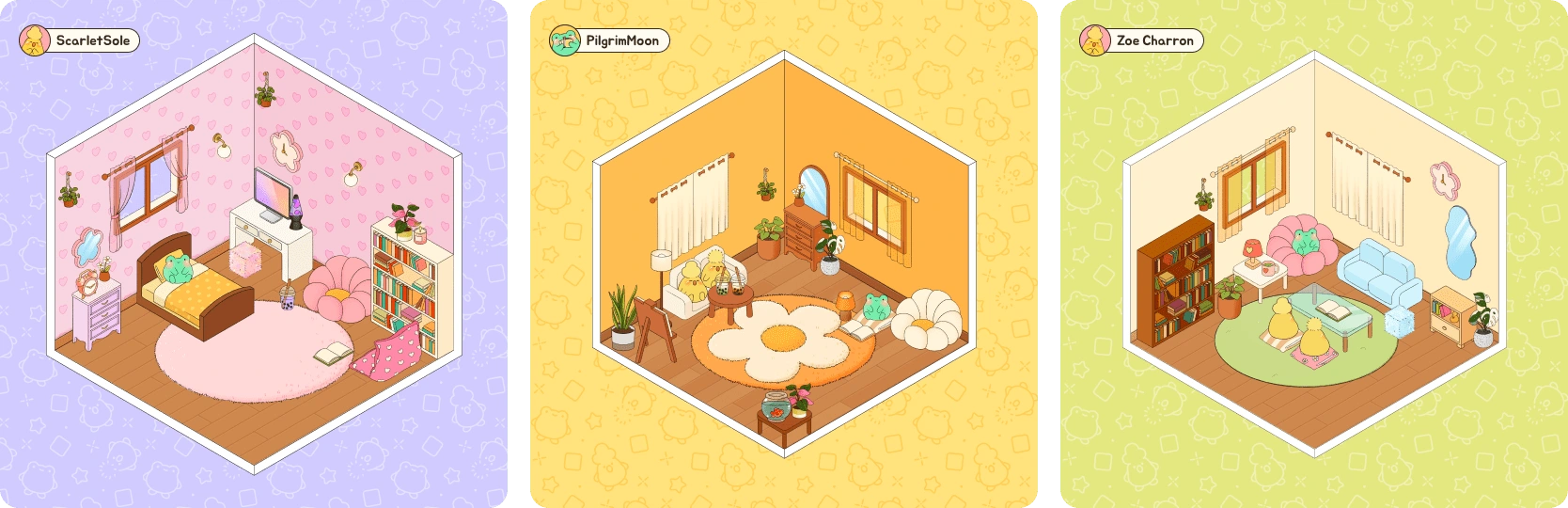 Some of my favorite room designs of My Tiny Room's players :)