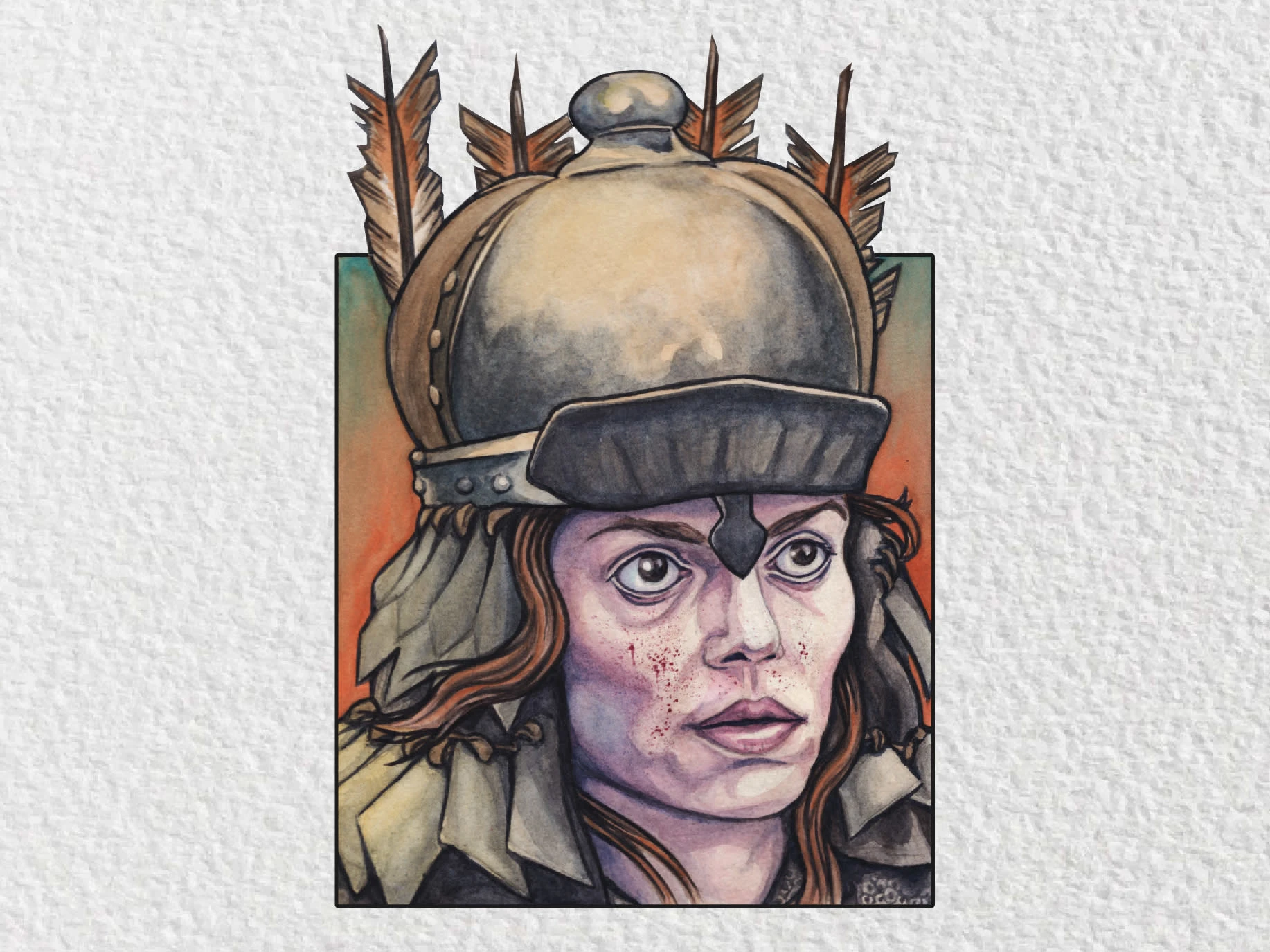 Watercolor Portrait of Sorsha from Willow.