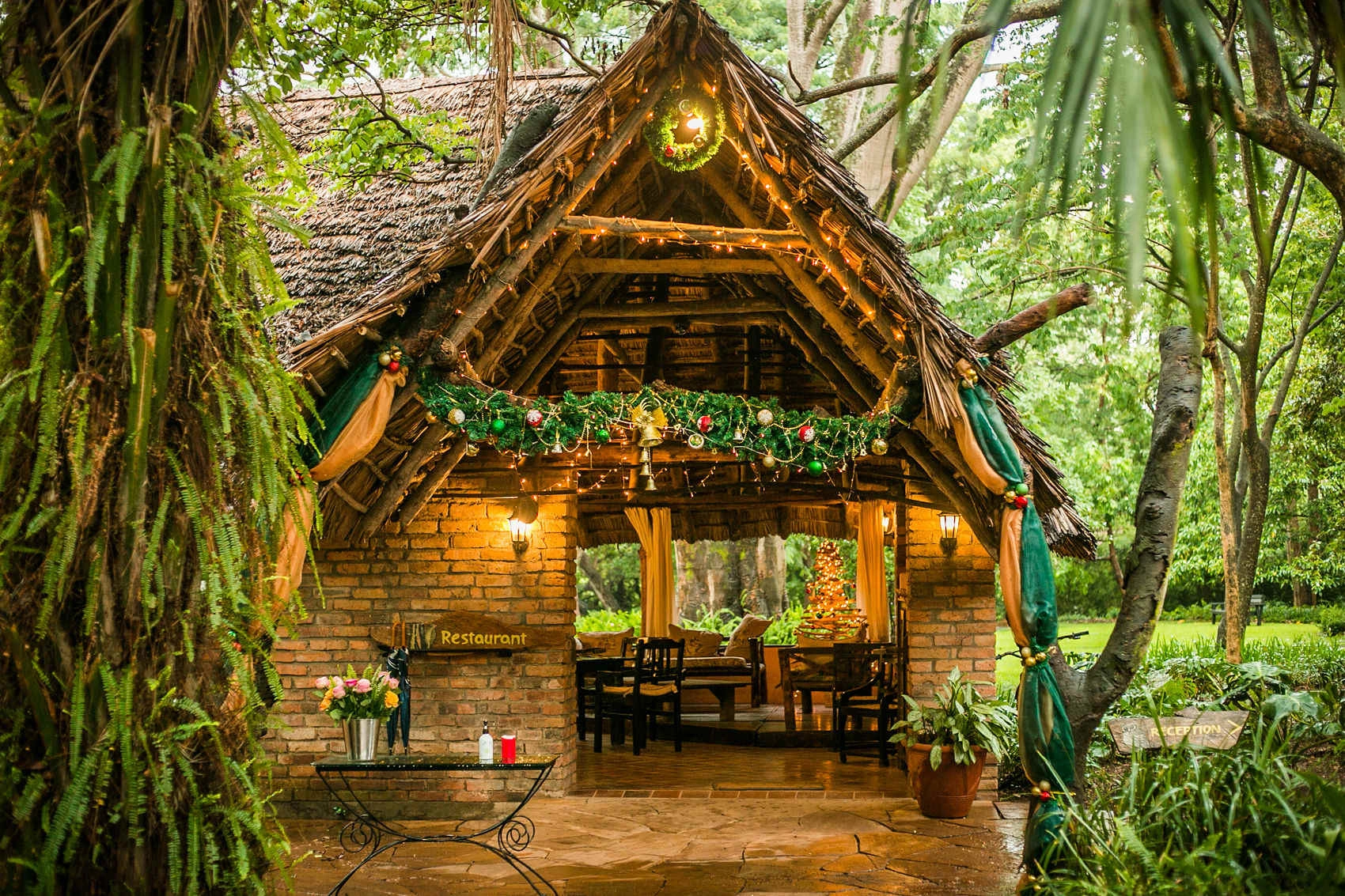 Restaurant entrance