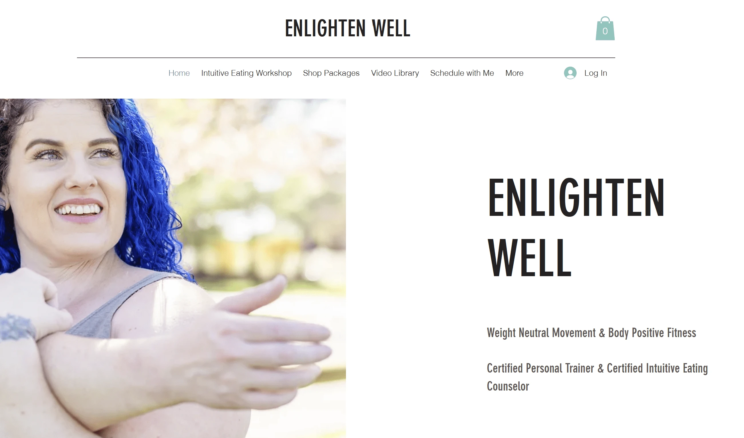 Enlighten Well and others embraced a very minimal aesthetic. Most similar brands shared this look, and I wanted to differentiate with something bolder. Also, male-focused brands used this same color theme.