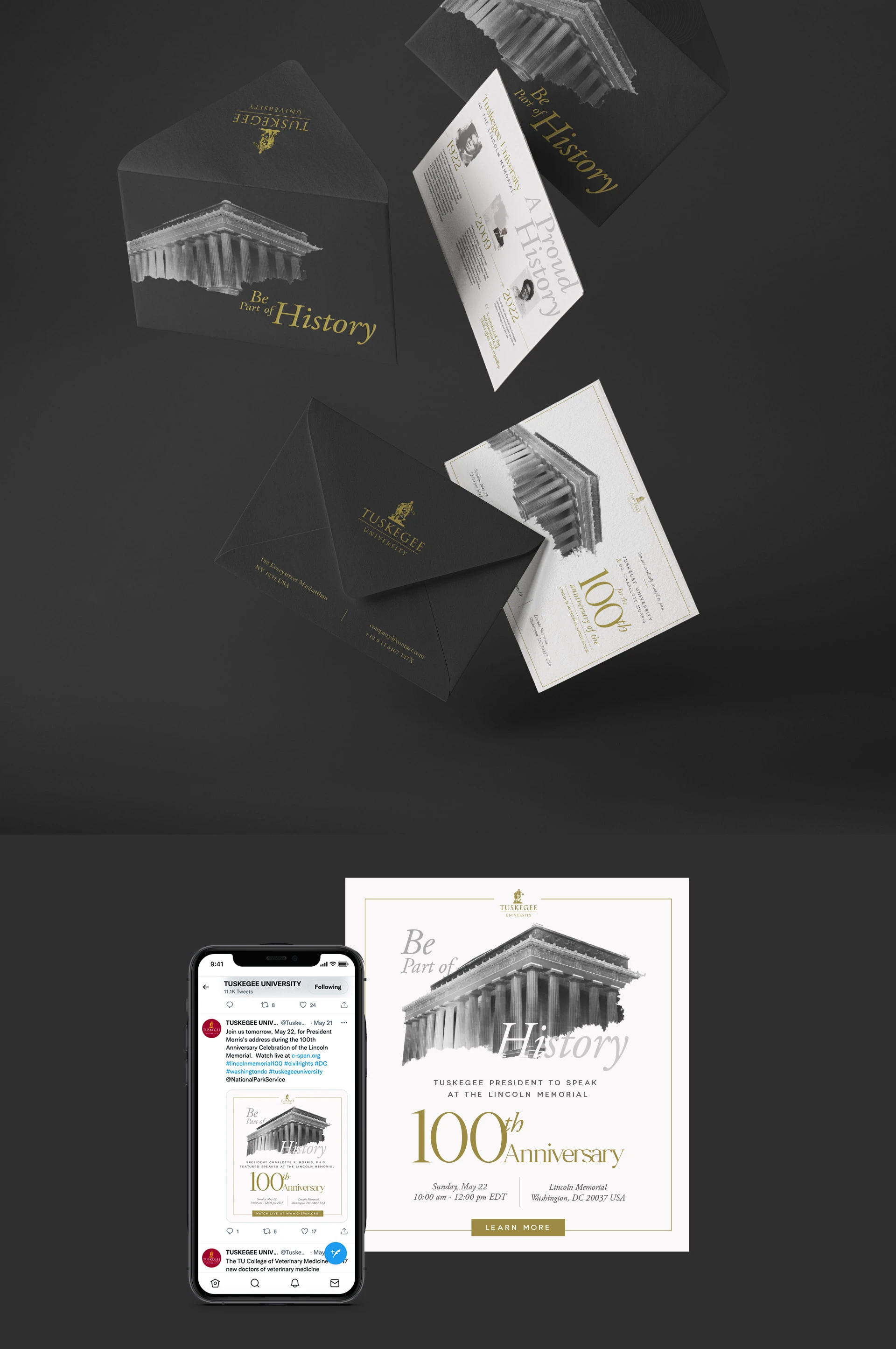 Invitation Designs and Social Media Posts