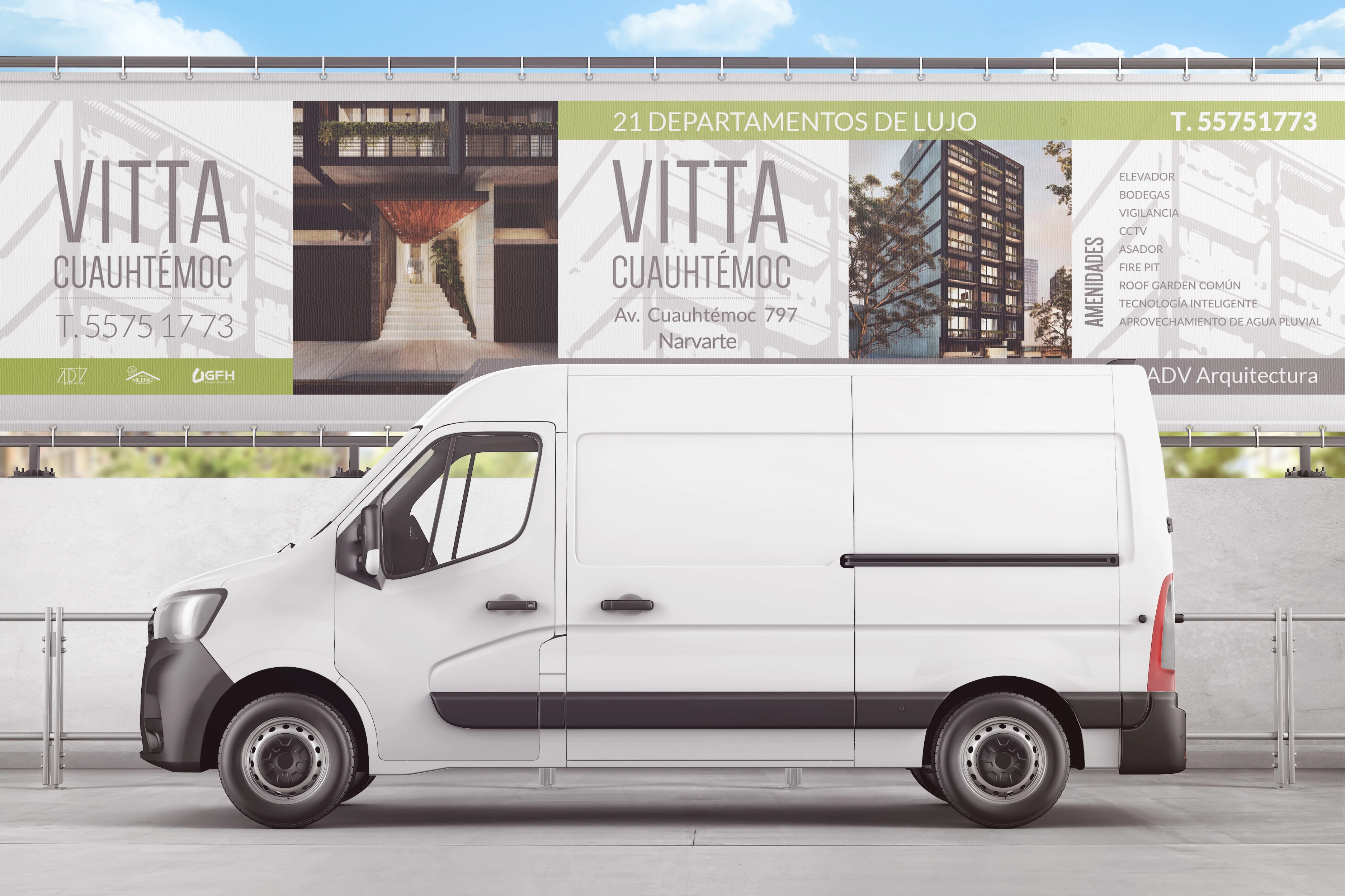 Vitta Cuauhtémoc large format print ad