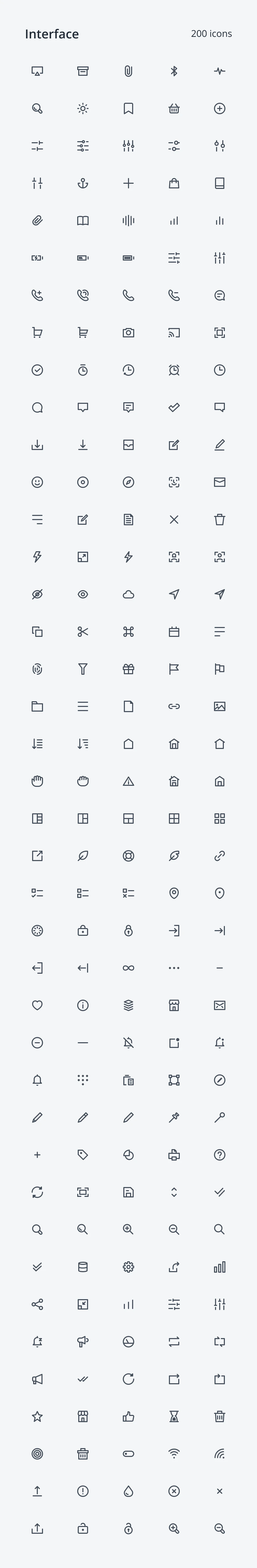 Interface Icons