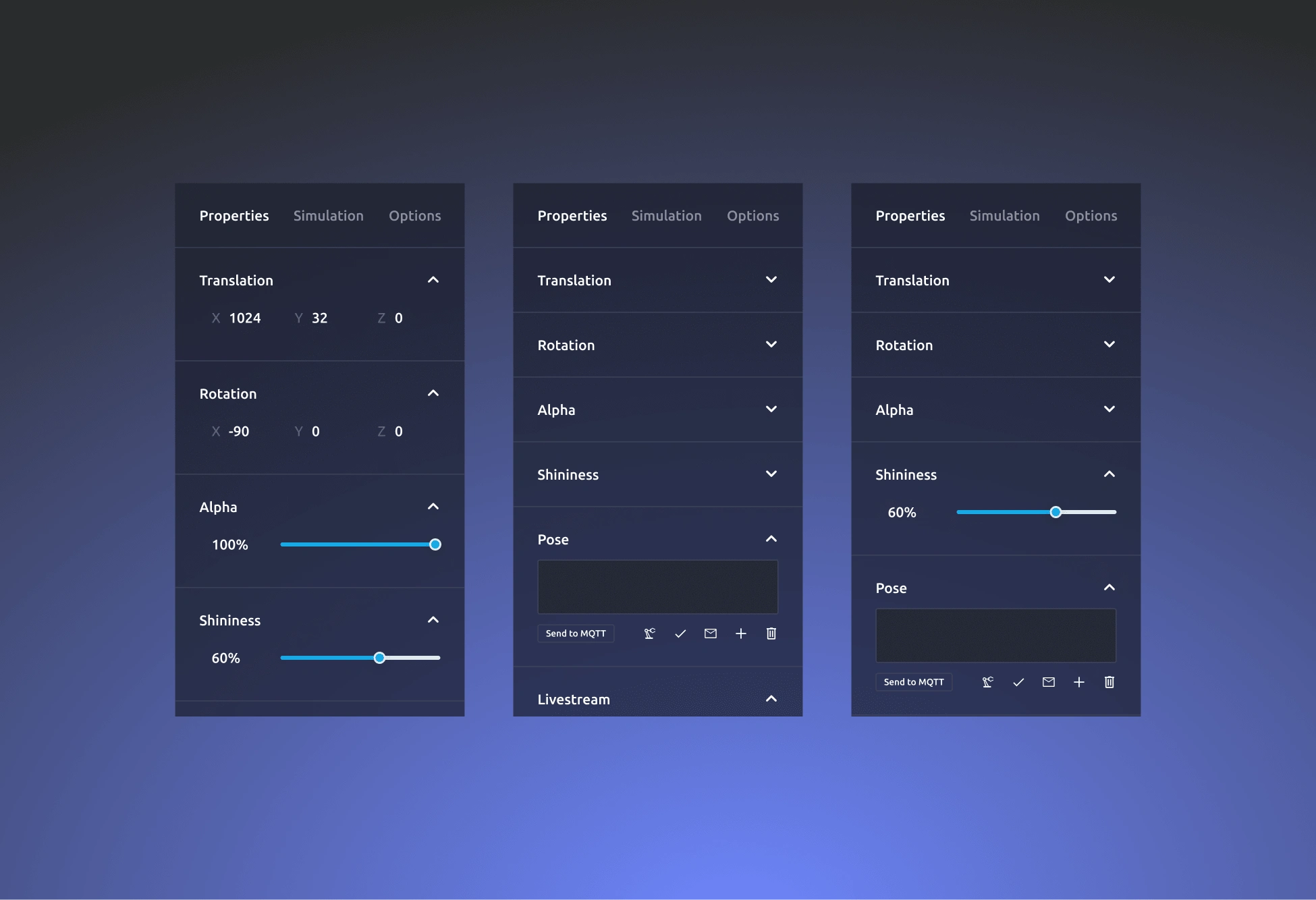 Property Settings Panel