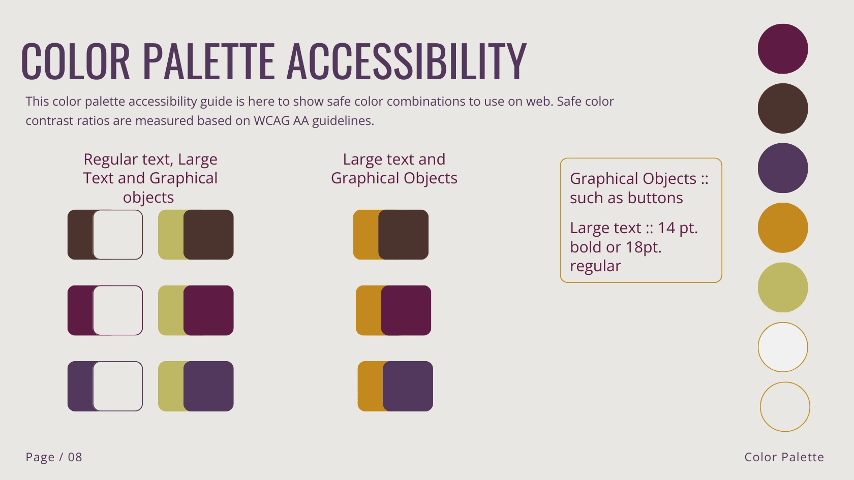 Reecee's Reach Color Palette Accessibility