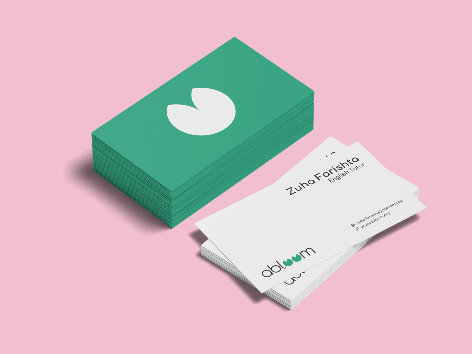 Mockup of a business card