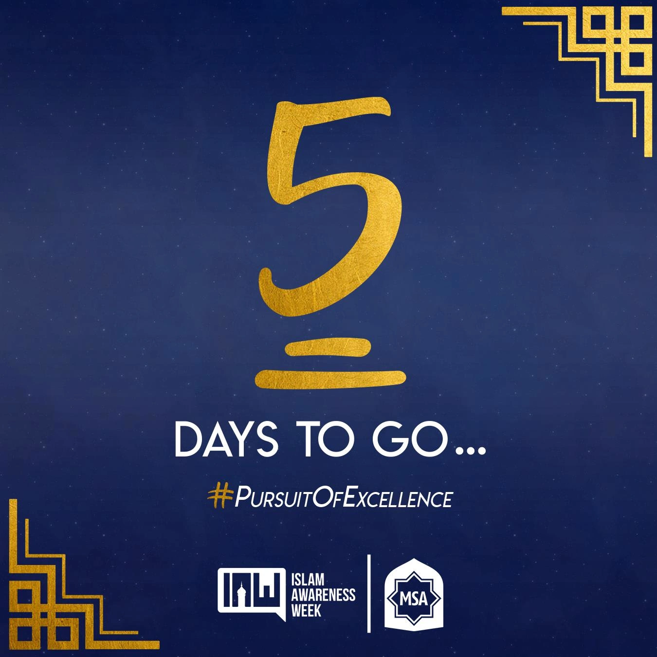 5 Days to Go | #PursuitOfExcellence