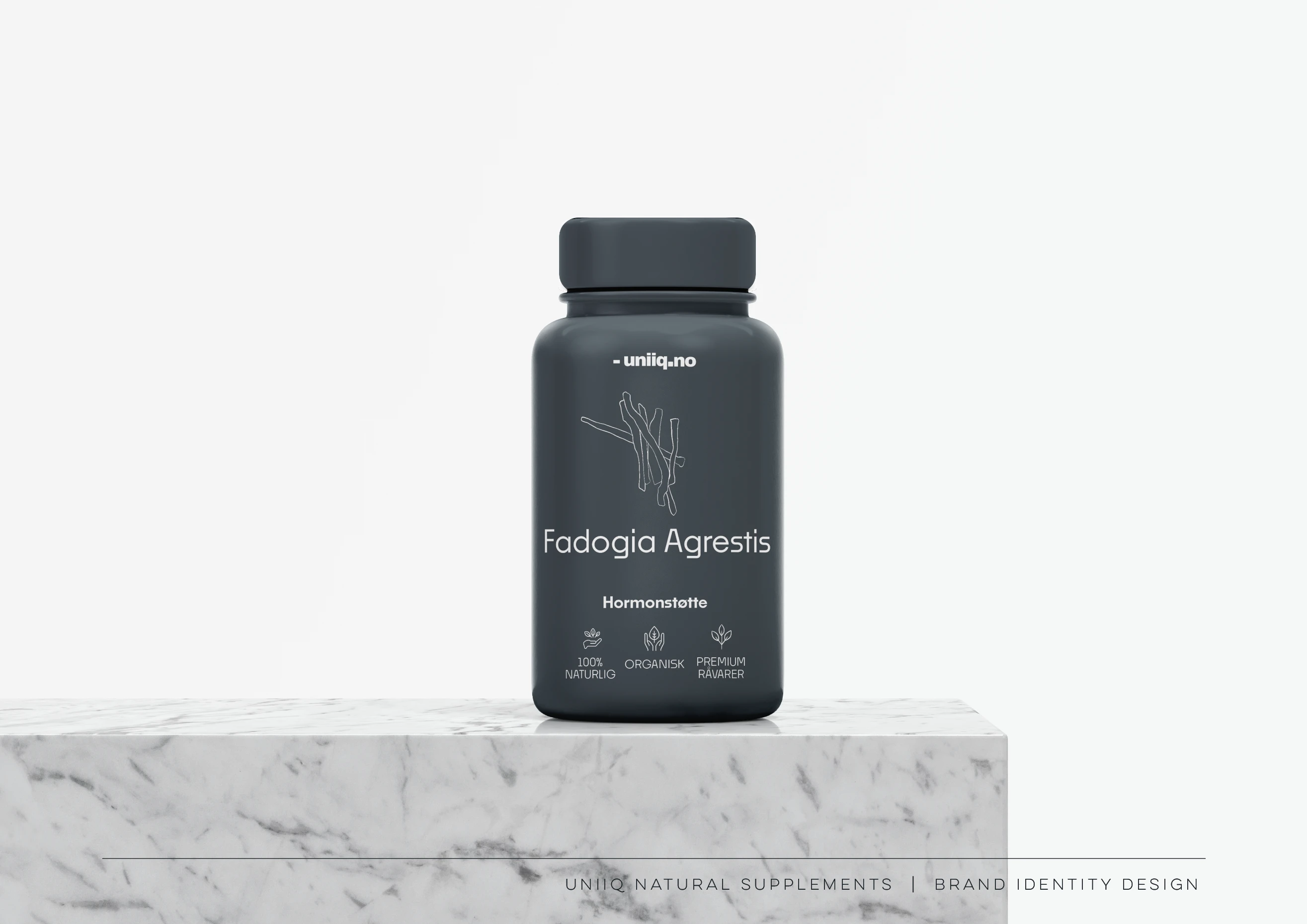 Packaging Design 3D Branded Mockup - Natural Supplements, Health & Wellness Brand, Packaging Design, Illustration