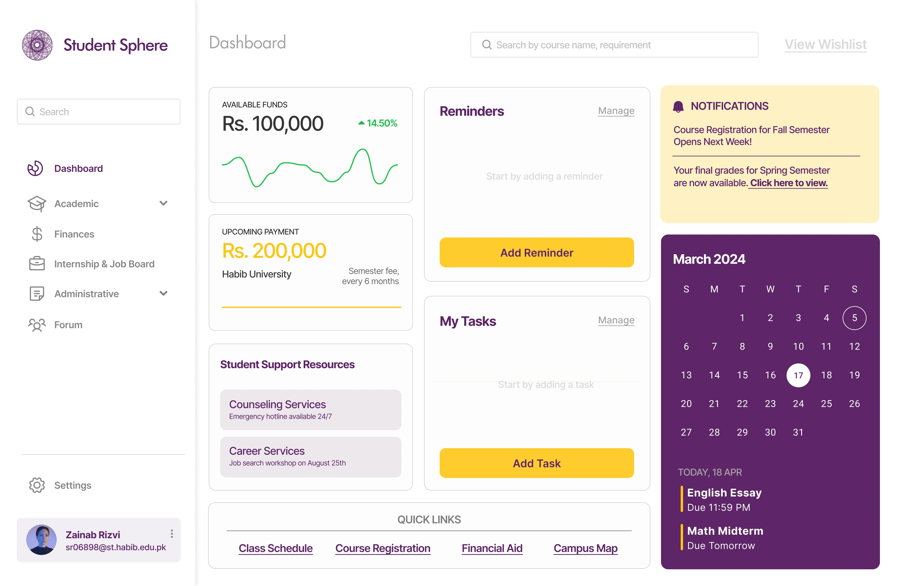 Portal Dashboard