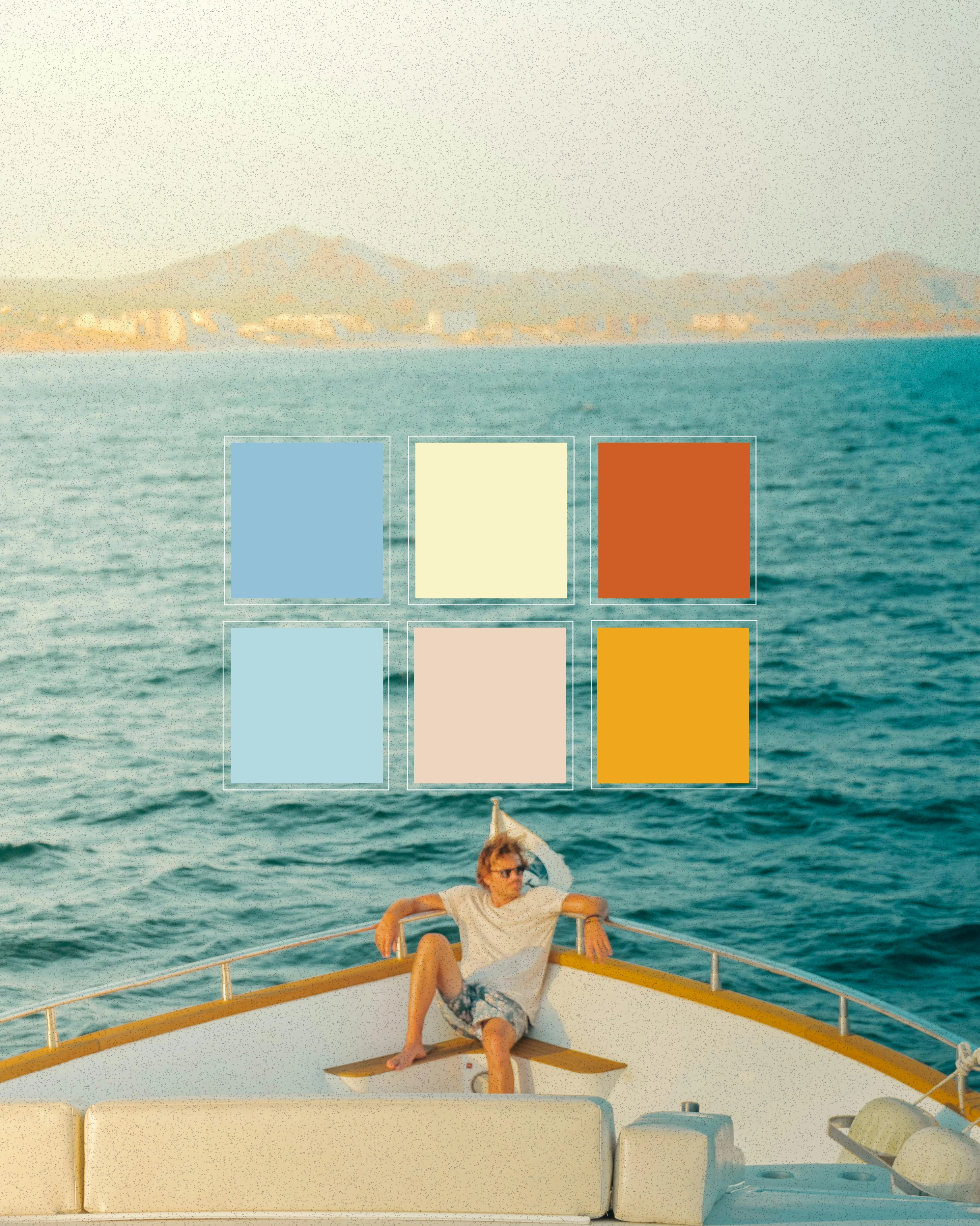 Colour Palette for Amalfi Suncare