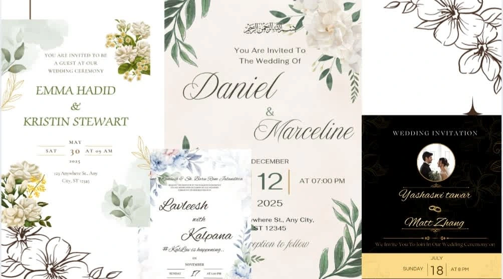 Wedding invitation 