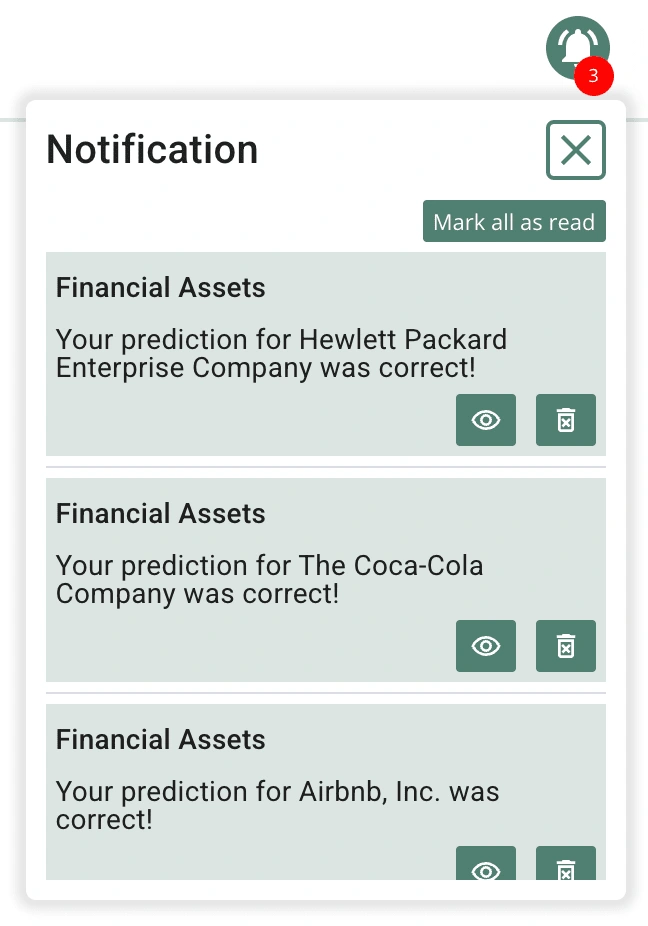 NOTIFICATIONS PANEL