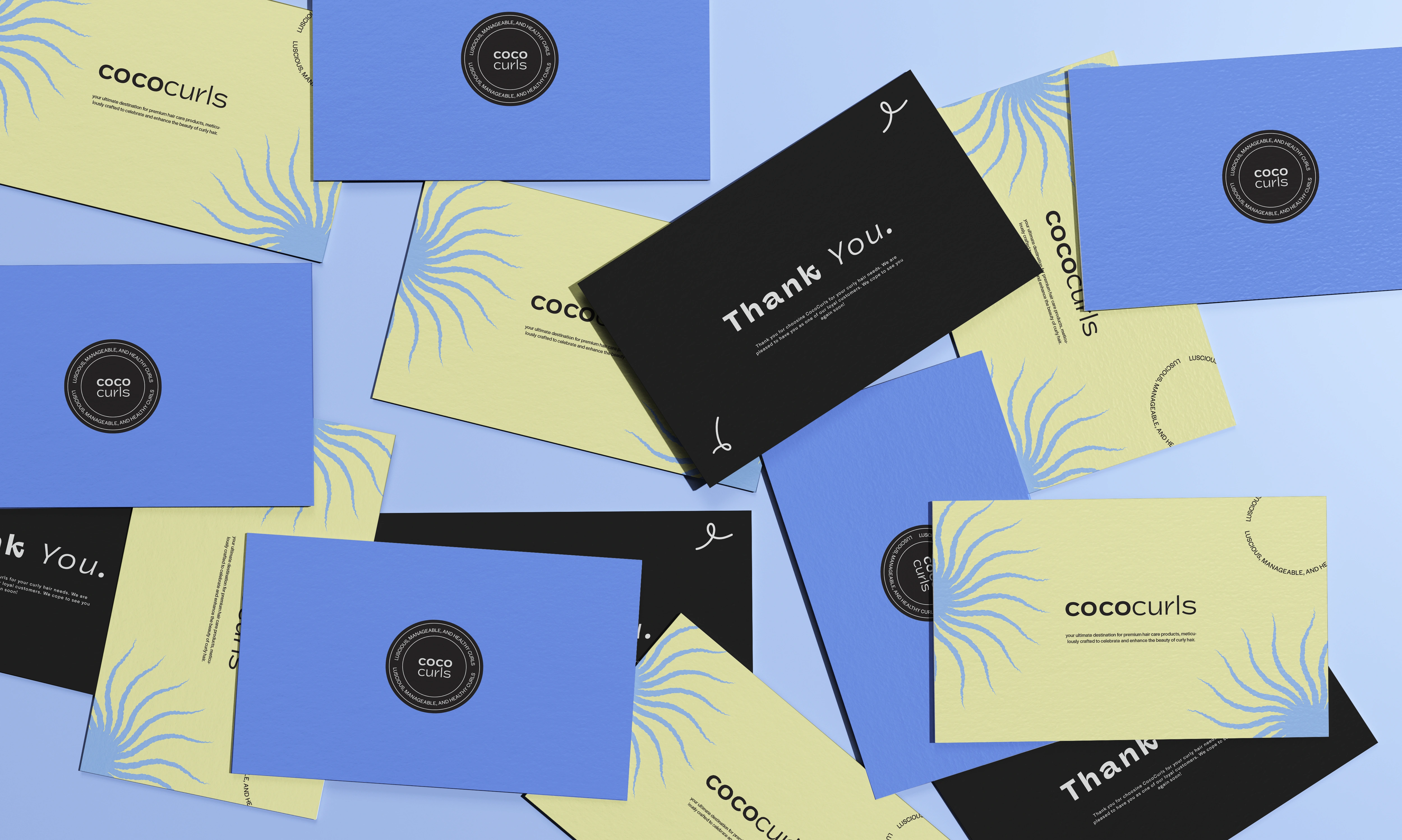 Thank you card design