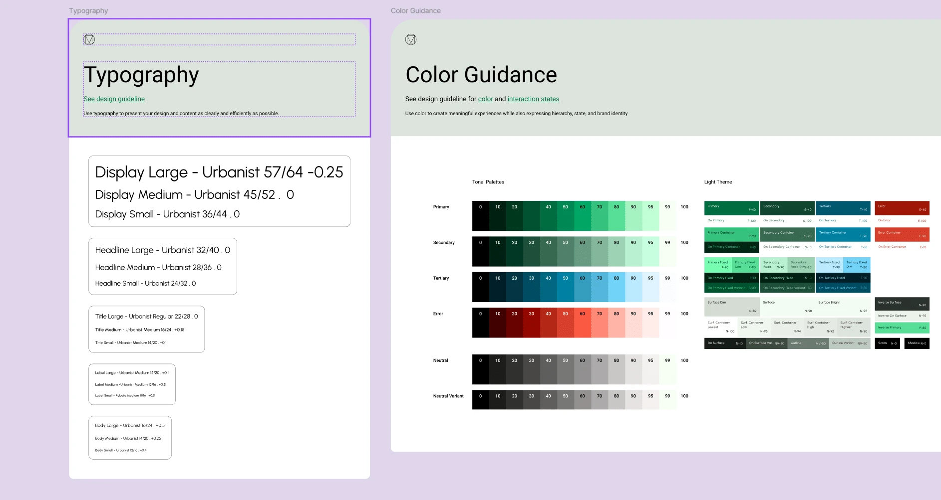 Typography and Color Styles Customization