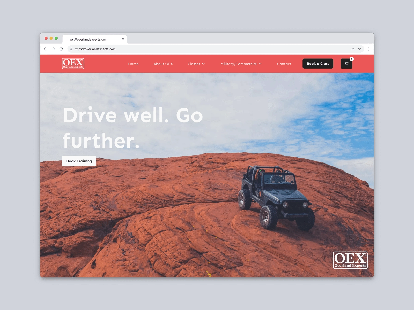 OEX Landing Page