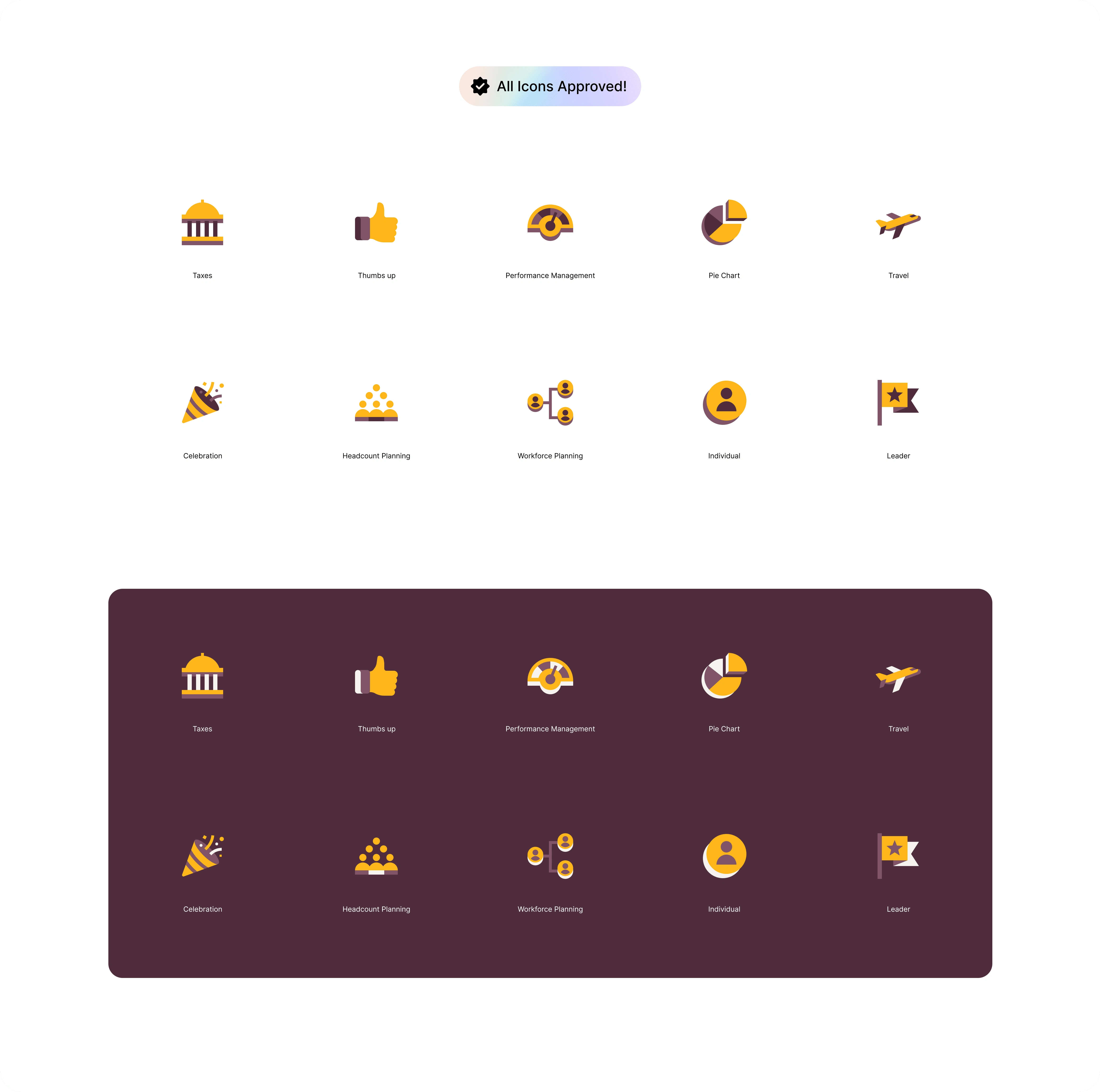 Final icon set