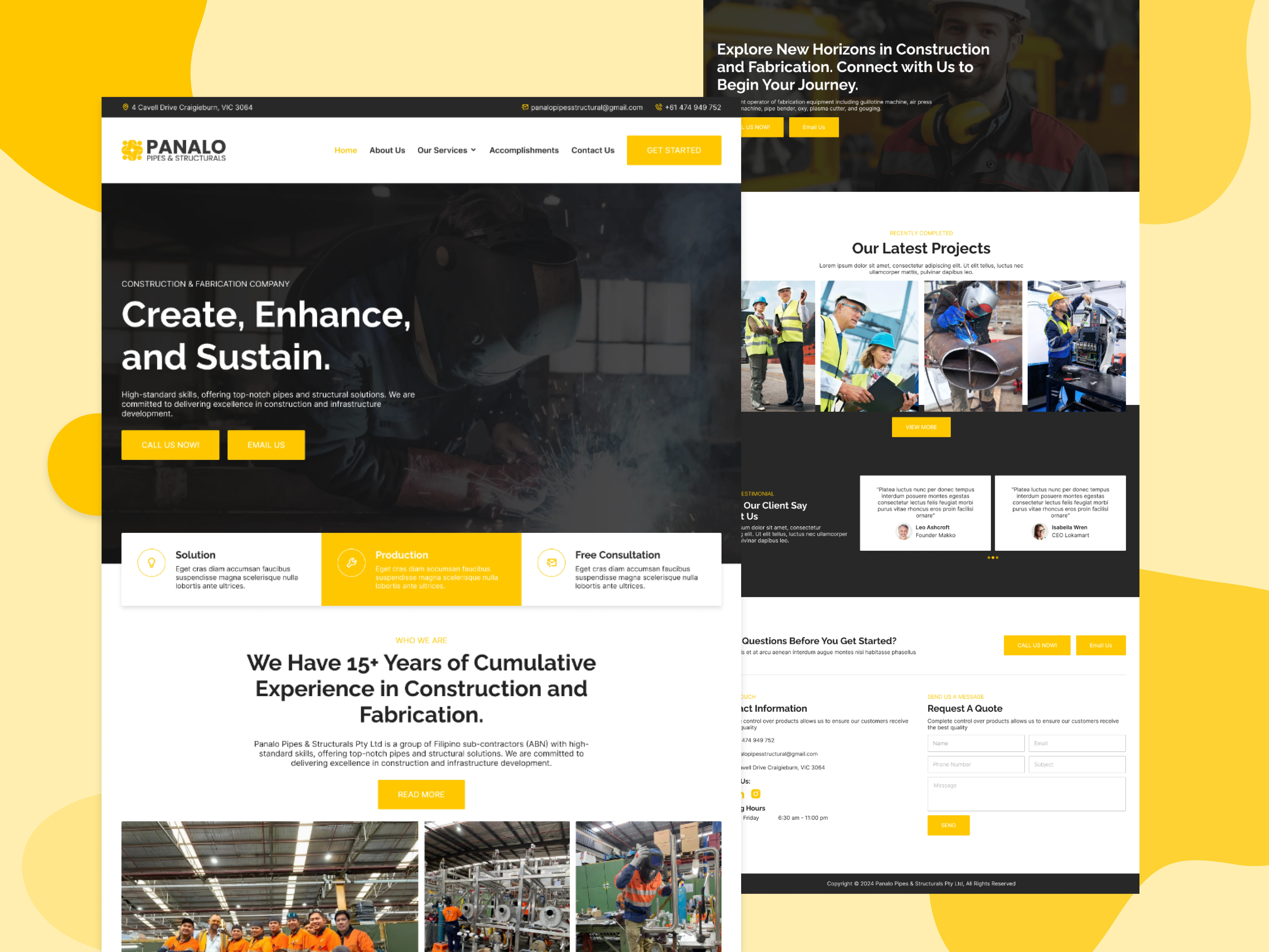 Panalo Pipes and Structurals Homepage Thumbnail