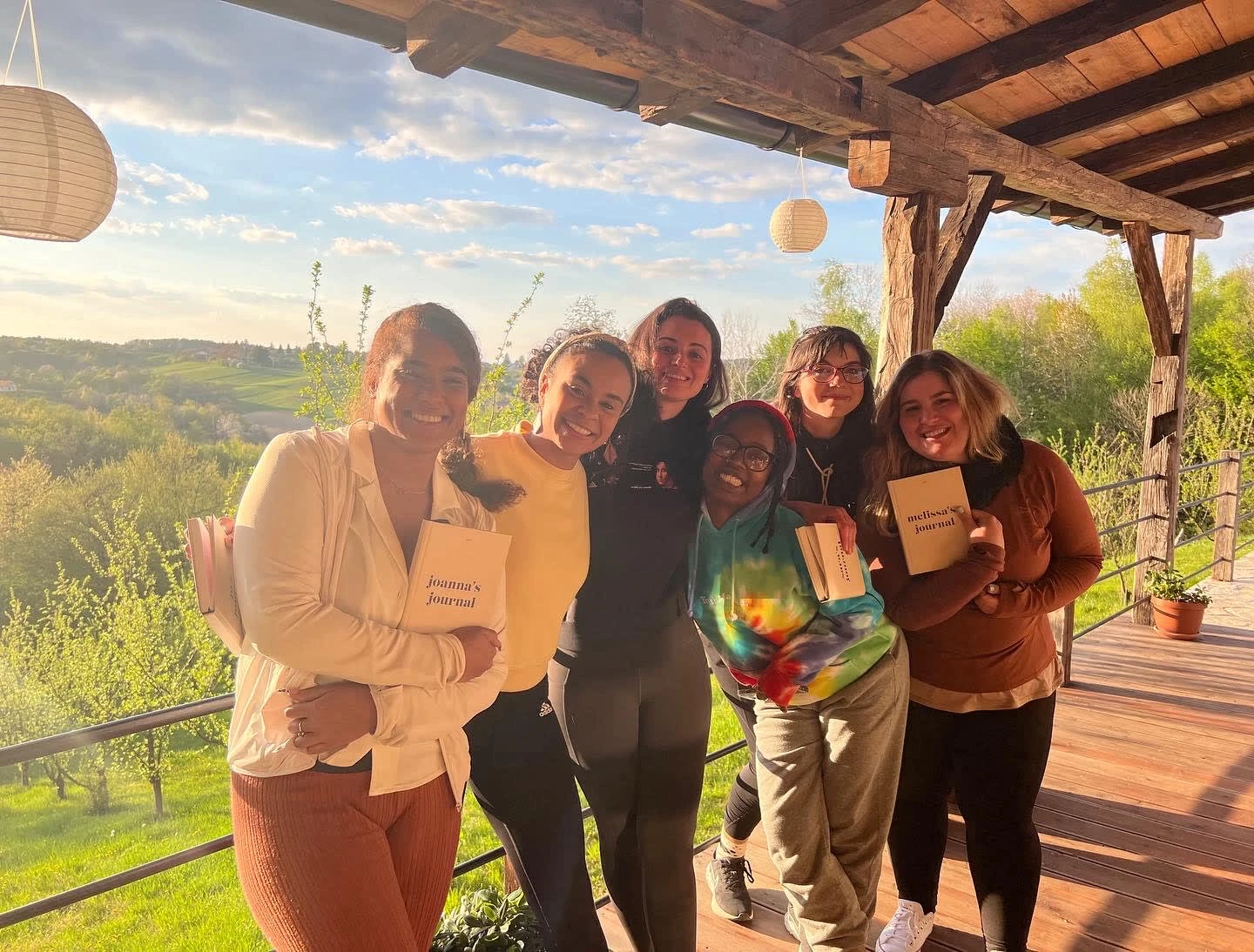 The first annual JoClub journaling retreat at the Ekodrom Estate in Vojnič, Croatia in April 2022.