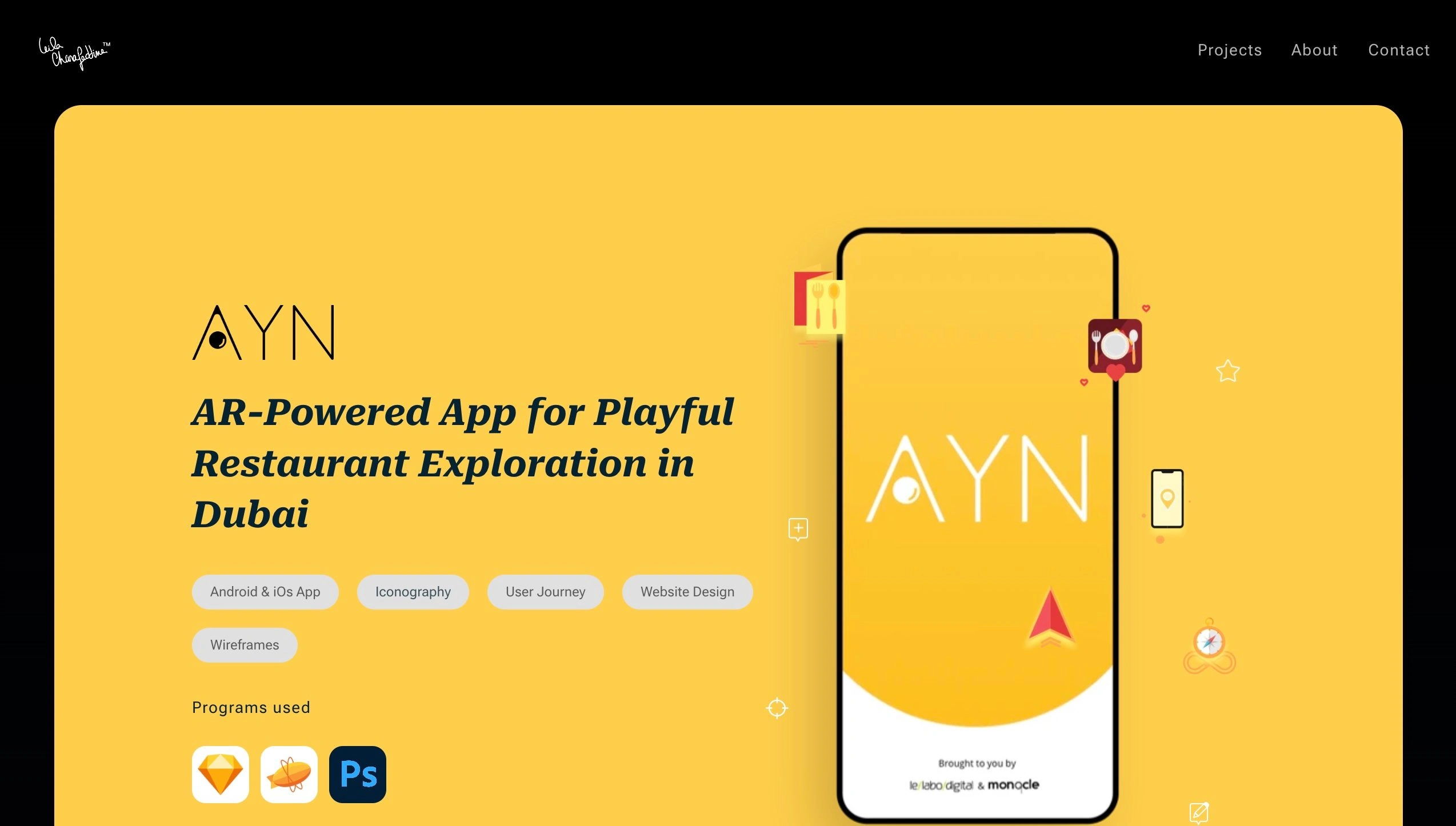 AYN AR Powered App for Playful Restaurant Exploration in Dubai