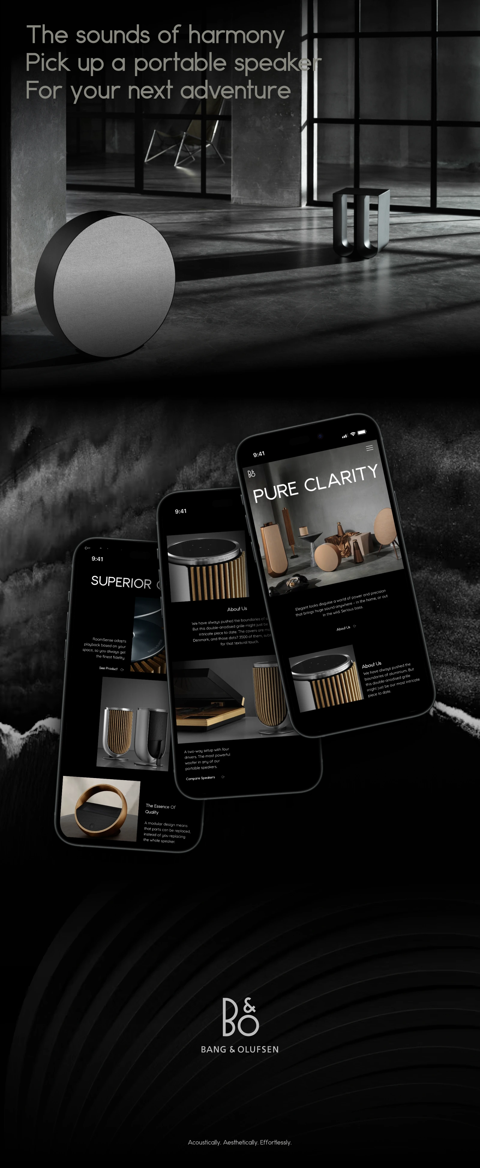 The Responsive Website for Bang & Olufsen Brand Website