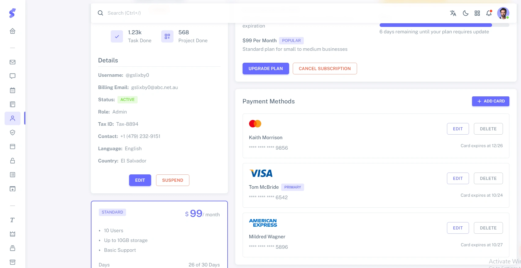 Pricing and Payments Methods