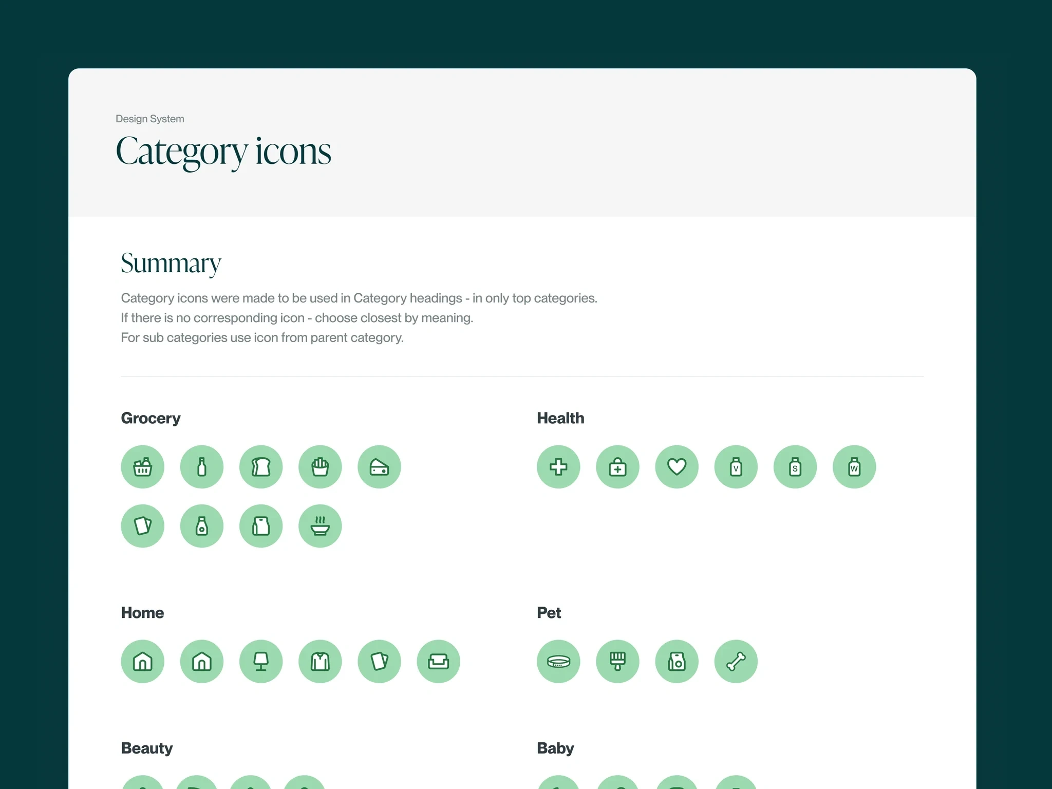 Iconography Documentation Sample