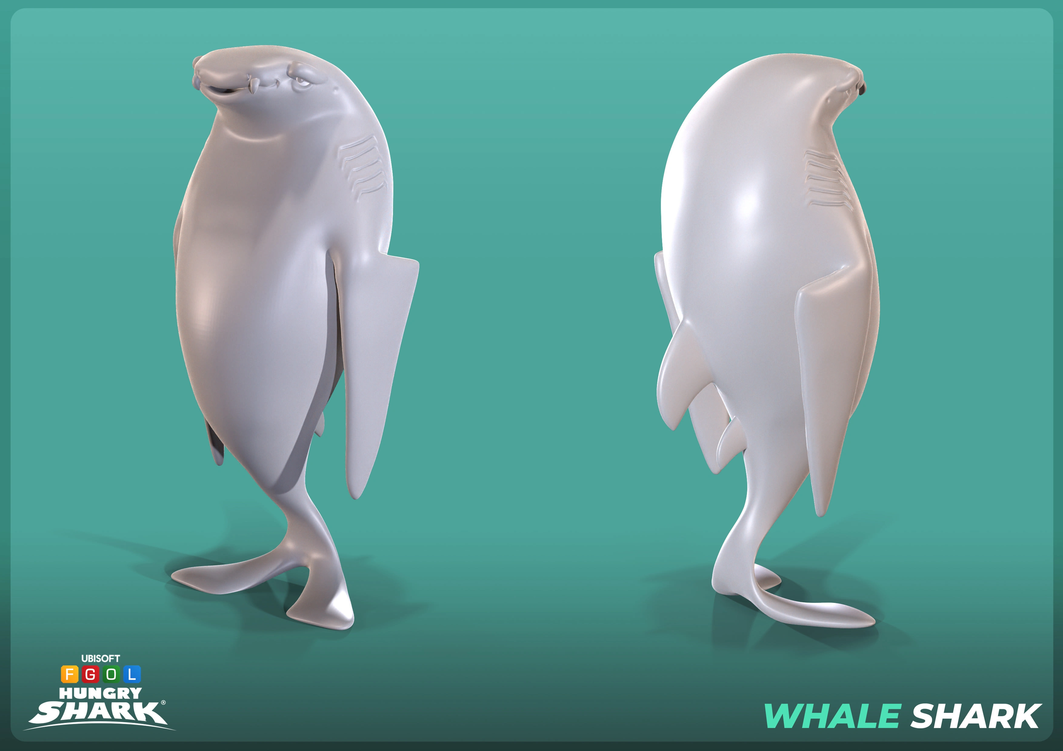 Whale Shark Zbrush sculpt