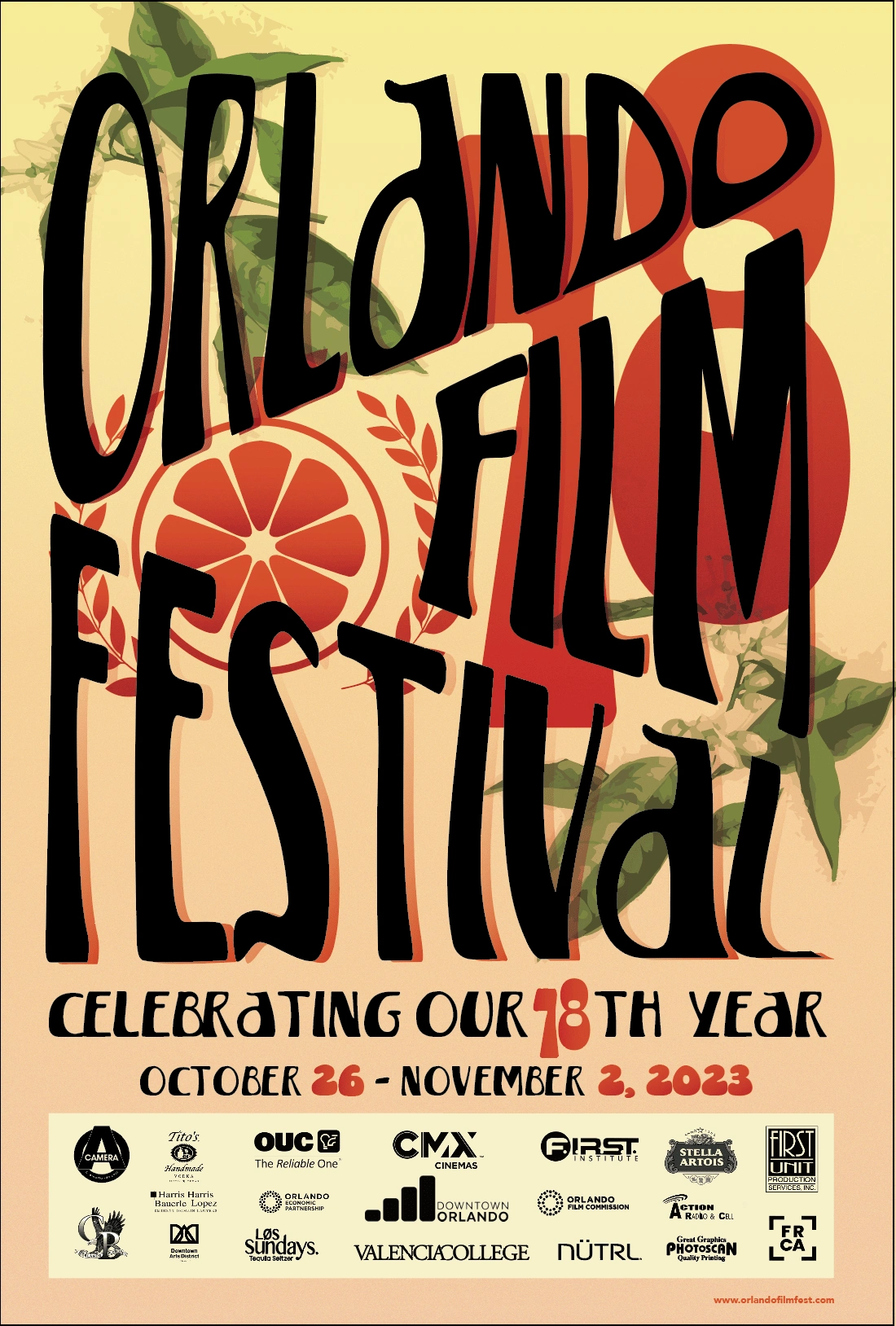 Official 18th Annual Orlando Film Festival Poster