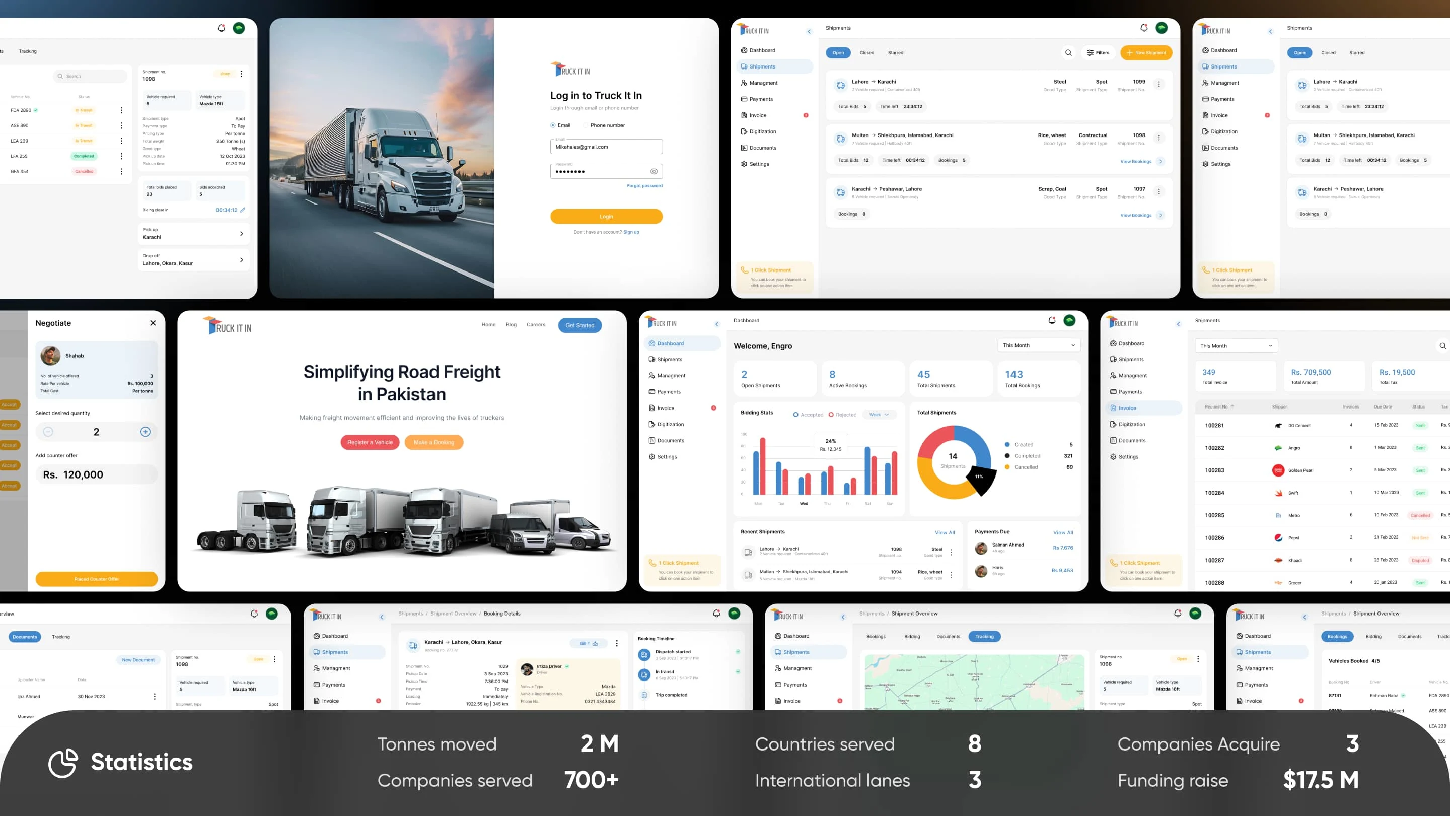 Admin Portal and Transporter Portal