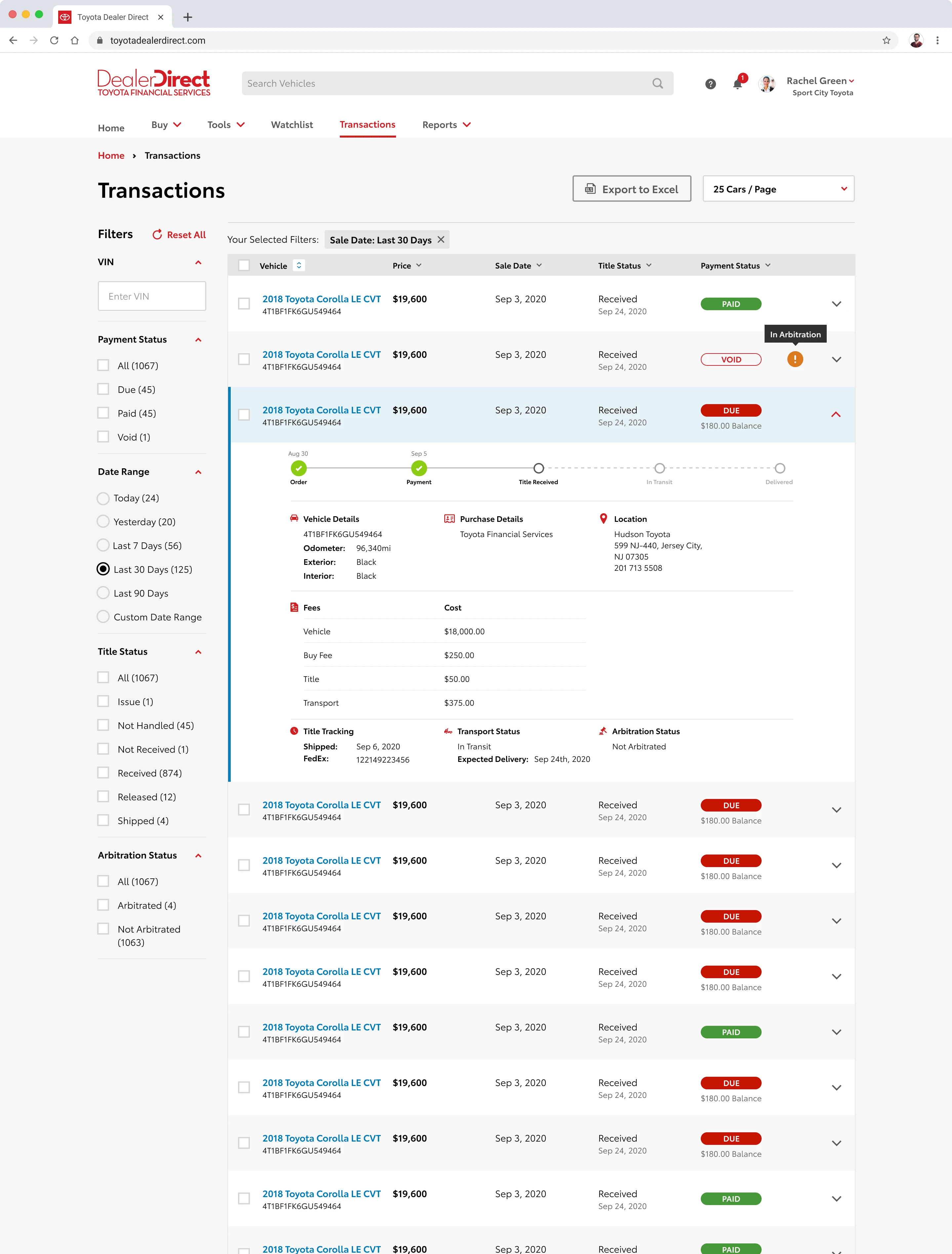 Optimizing navigation and search features to make vehicle discovery fast and efficient.