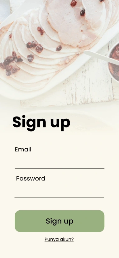 Sign Up Page