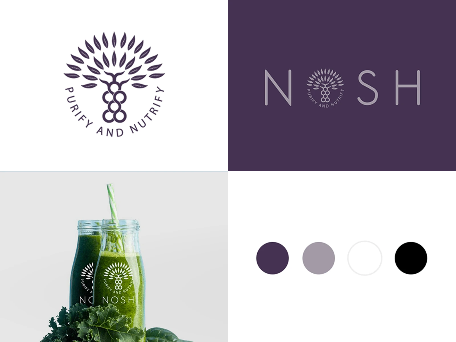 Nosh Detox Juice Branding