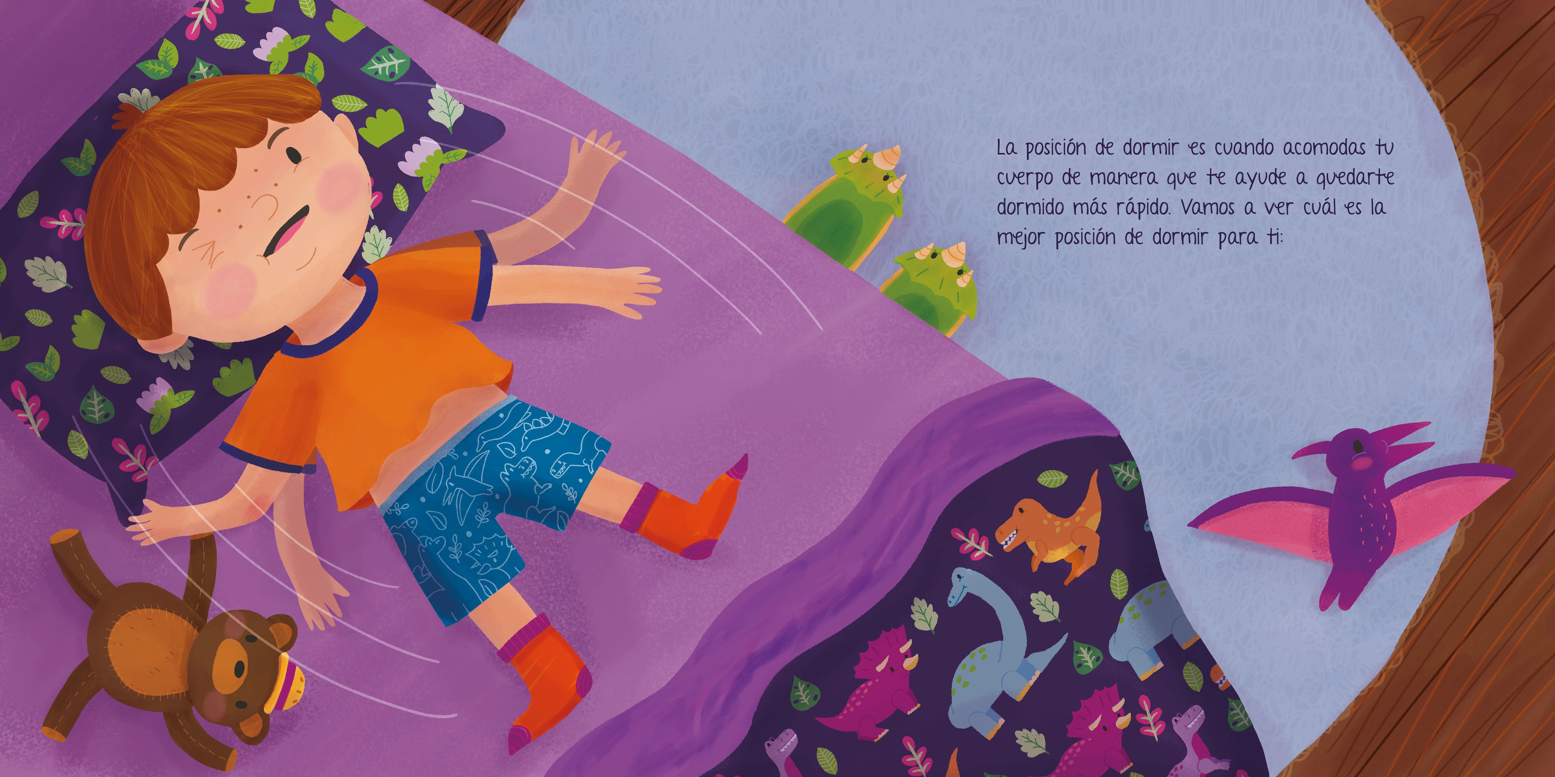 Spread Illustration for the children´s book "¡Así me Duermo Yo!"