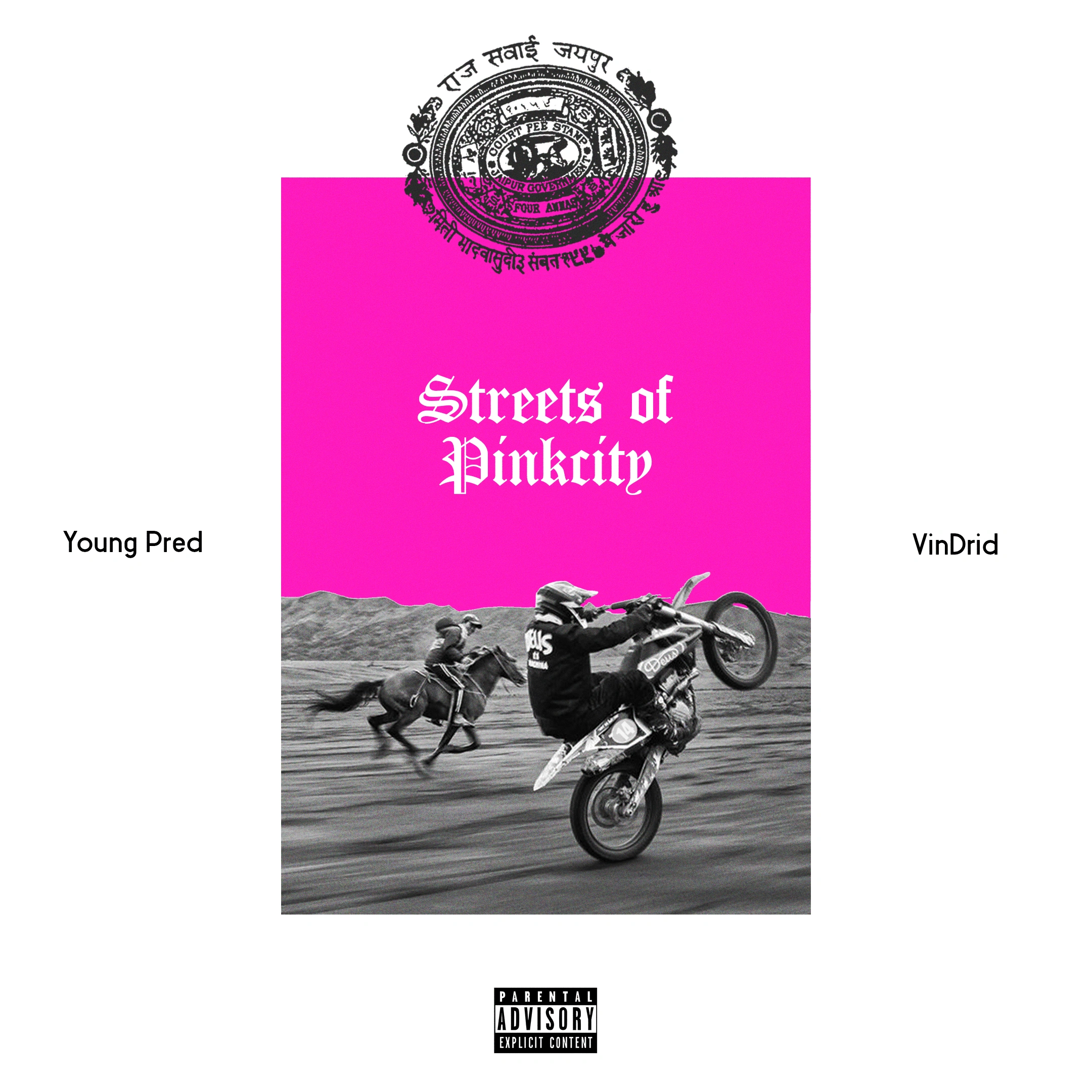 Cover Design for song Streets of Pinkcity