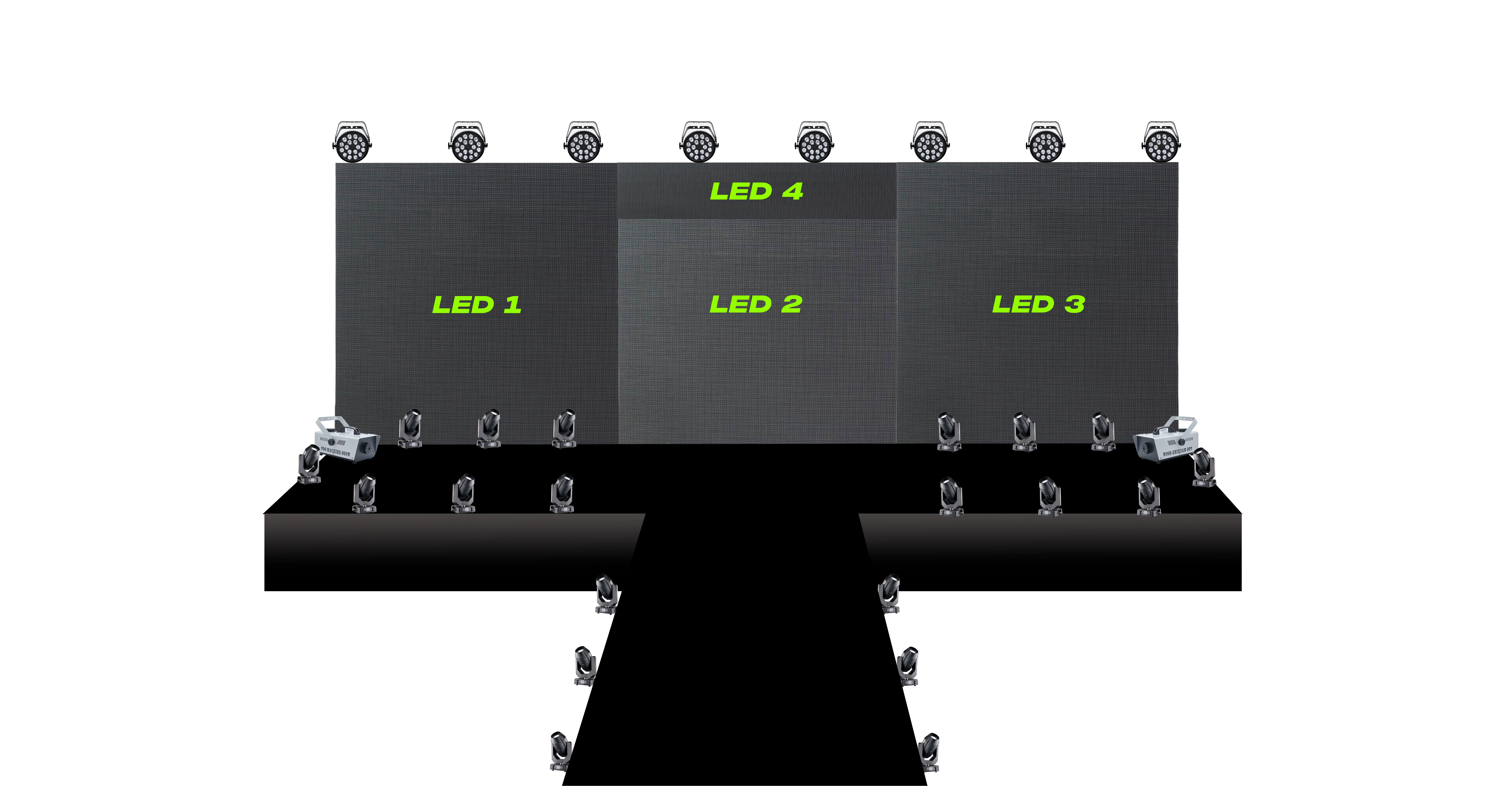 Stage VIsualization for Superstar Knockout