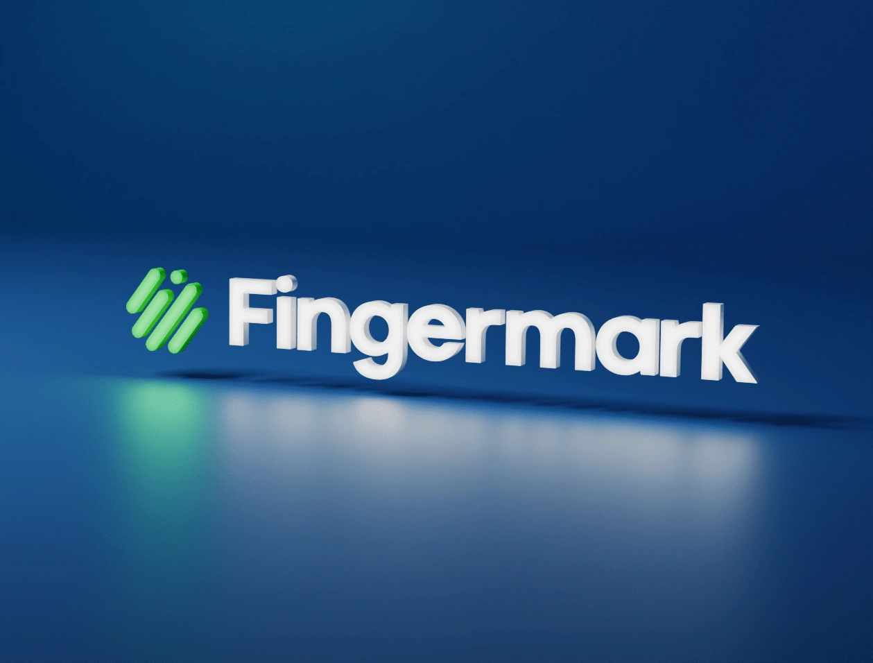 Fingermark logo, 3D rendering