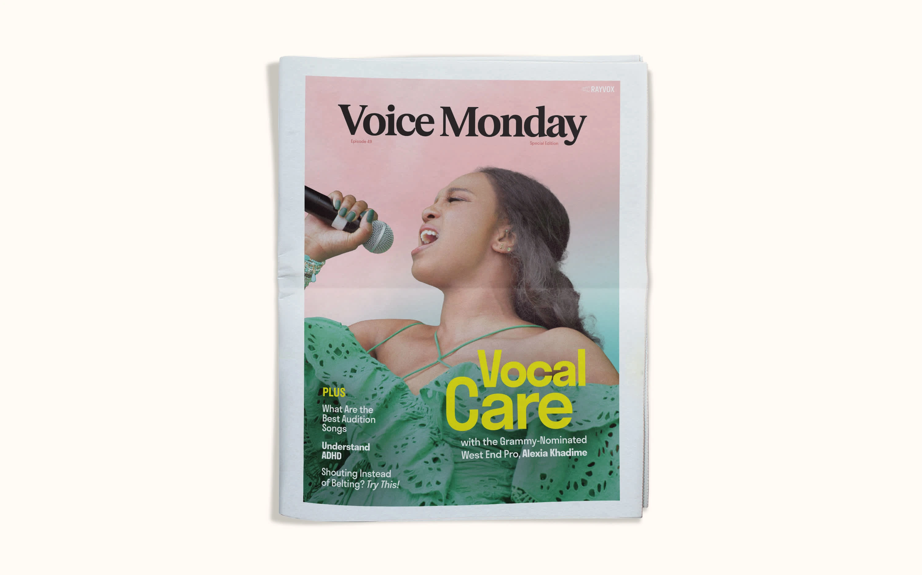 Voice Monday (Edition 49): The first printed edition as part of a marketing action at MusicalCon 2024.