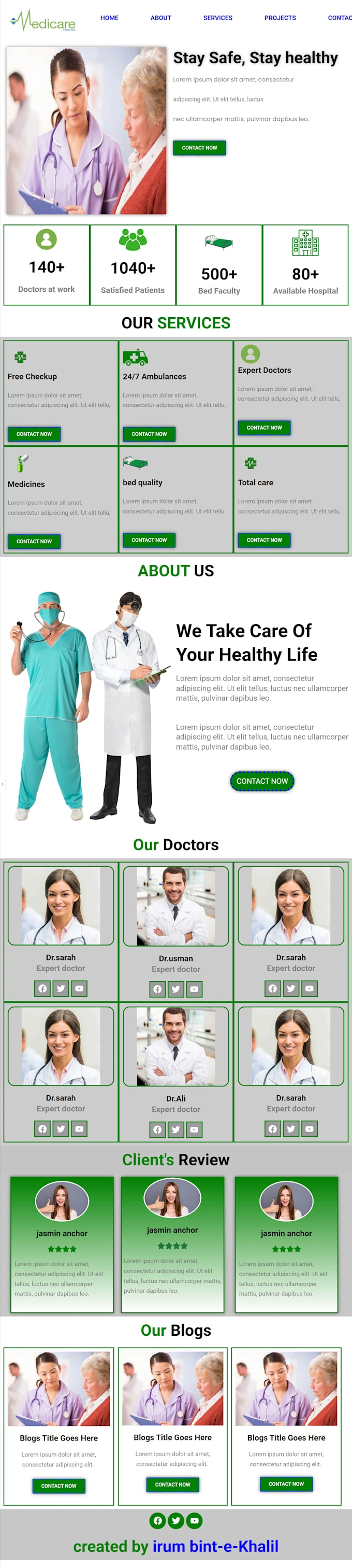 hospital website