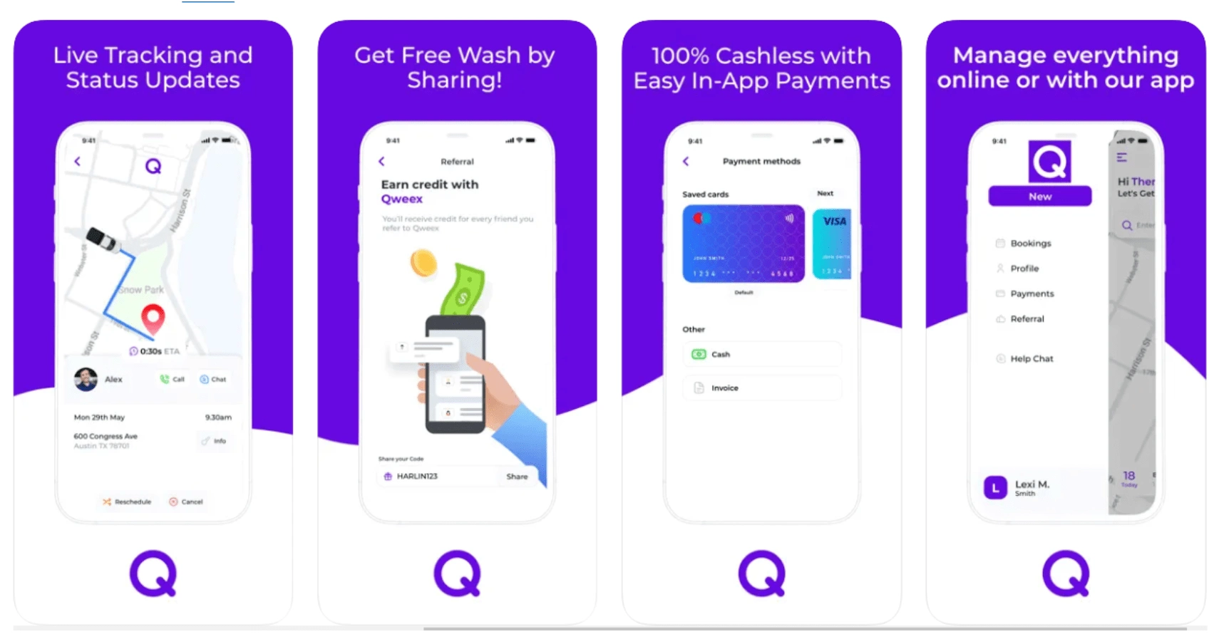 The system, akin to Uber, enables users to easily request skilled technicians to their location, be it an office, apartment, or home, simplifying car care. Users have the freedom to personalize their wash preferences, schedule appointments at their convenience, and benefit from hassle-free mobile payments.