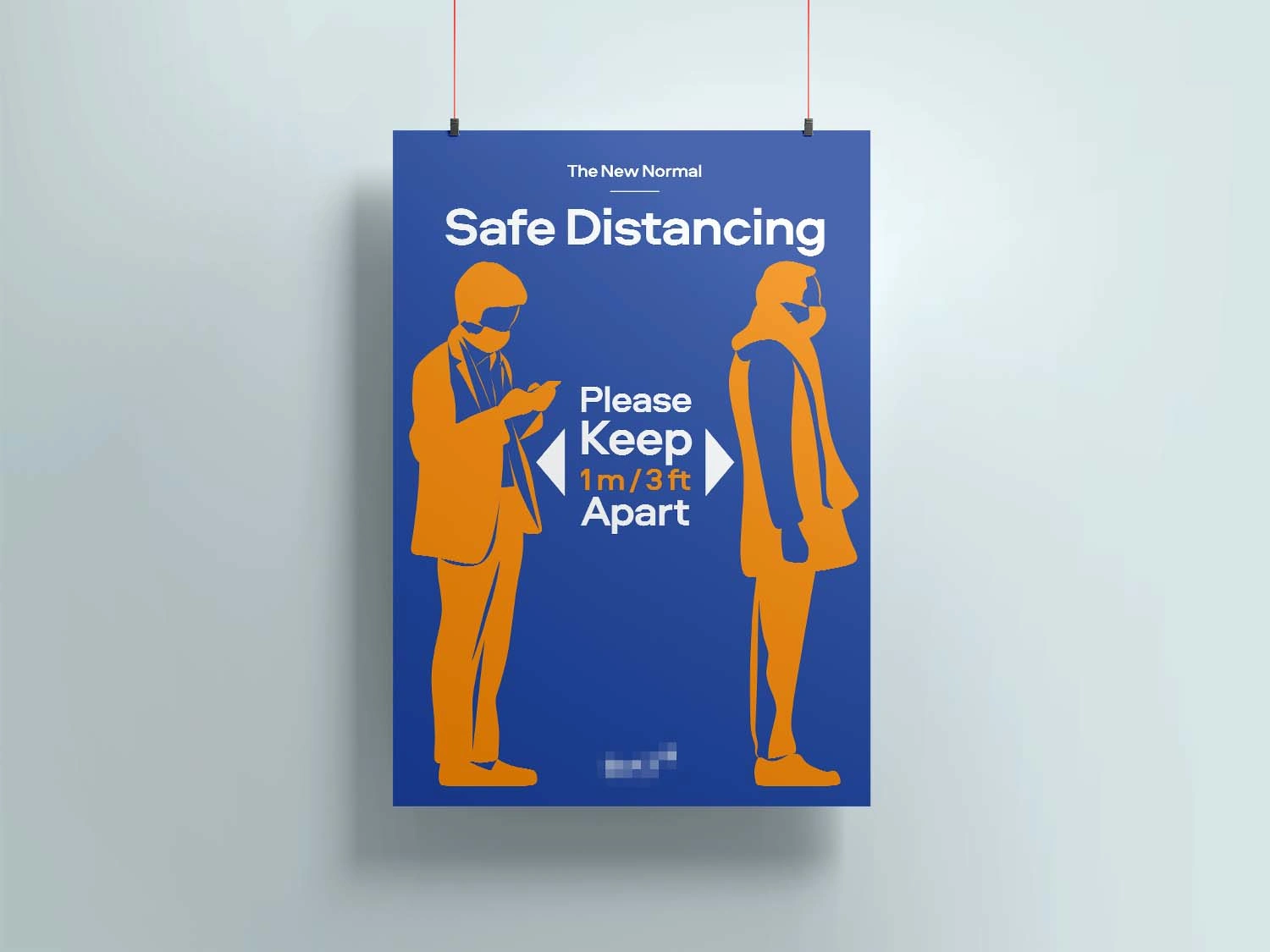 Safe Distancing Poster