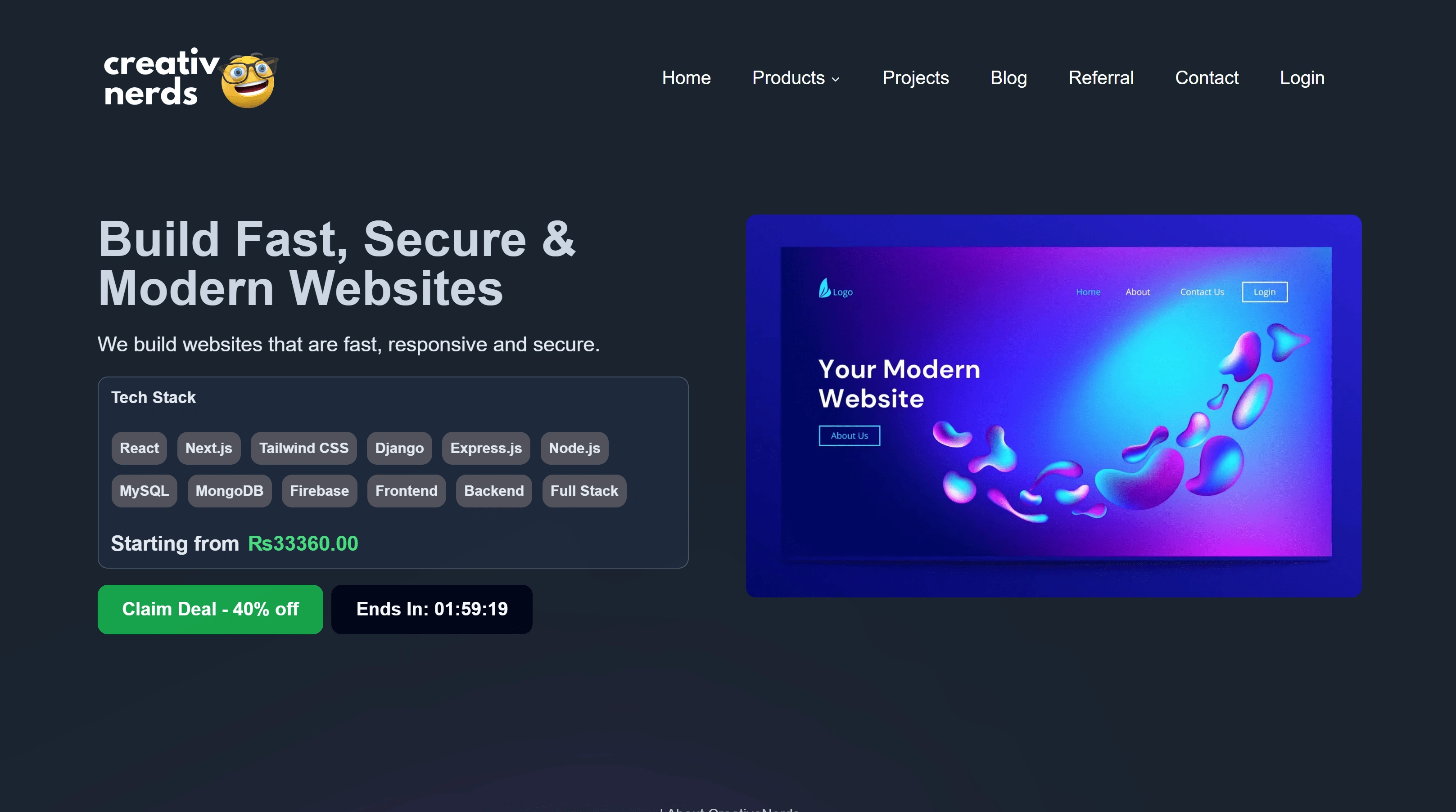 Landing Page