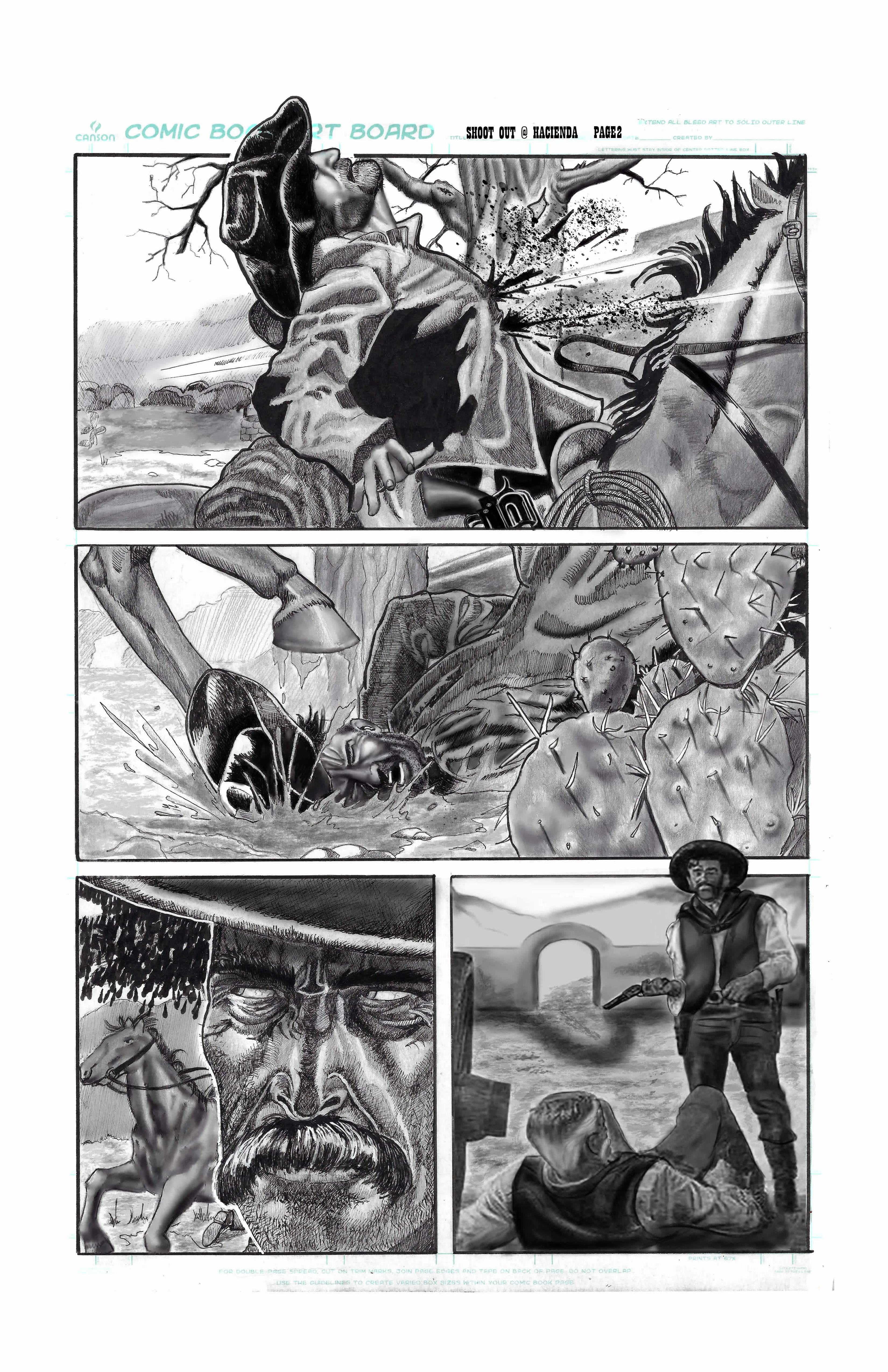 INTERNAL ILLUSTRATIONS FOR "GHOST OF THE RIO GRANDE"