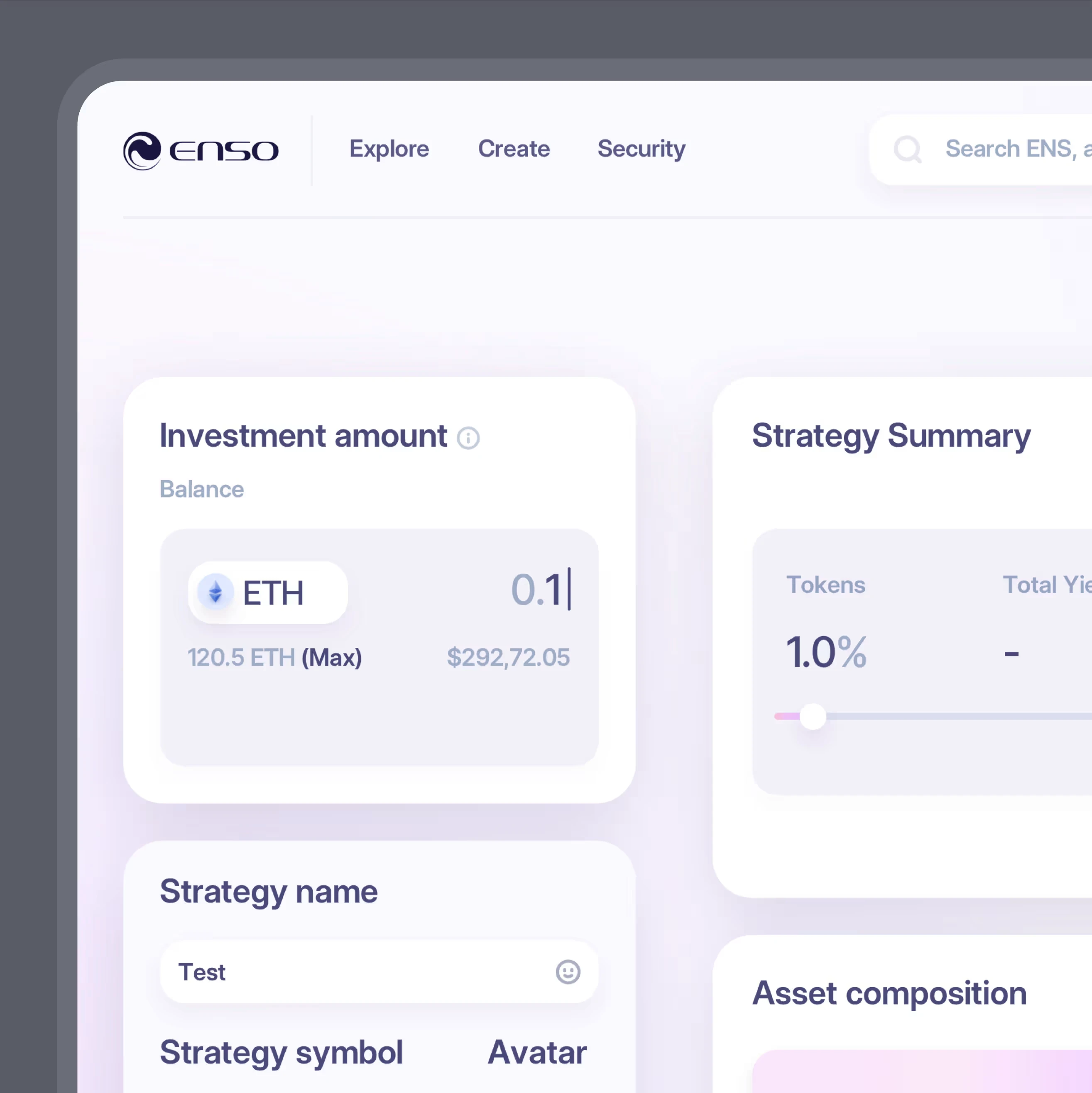 Enso - UI Design