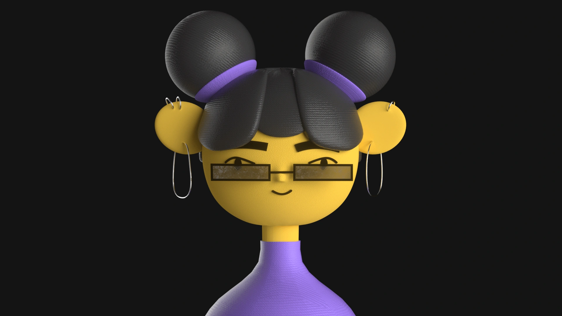 Testing out how she will look in 3D