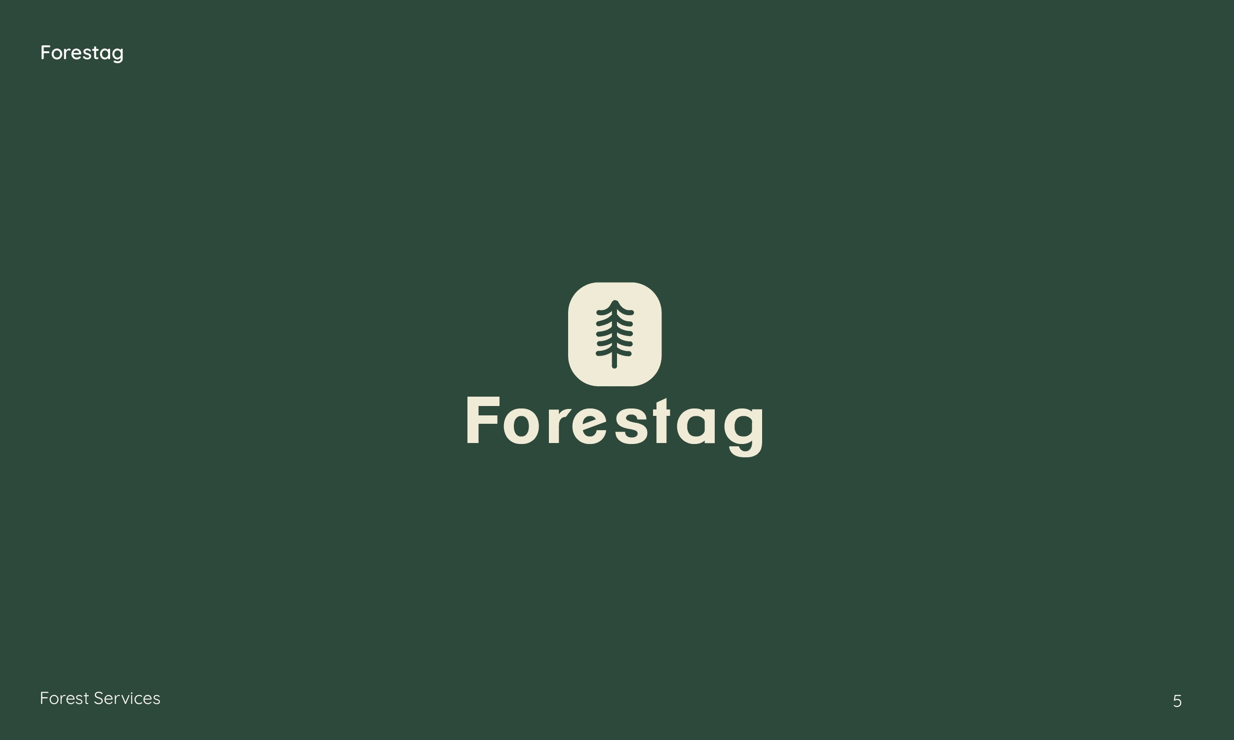 Forestag