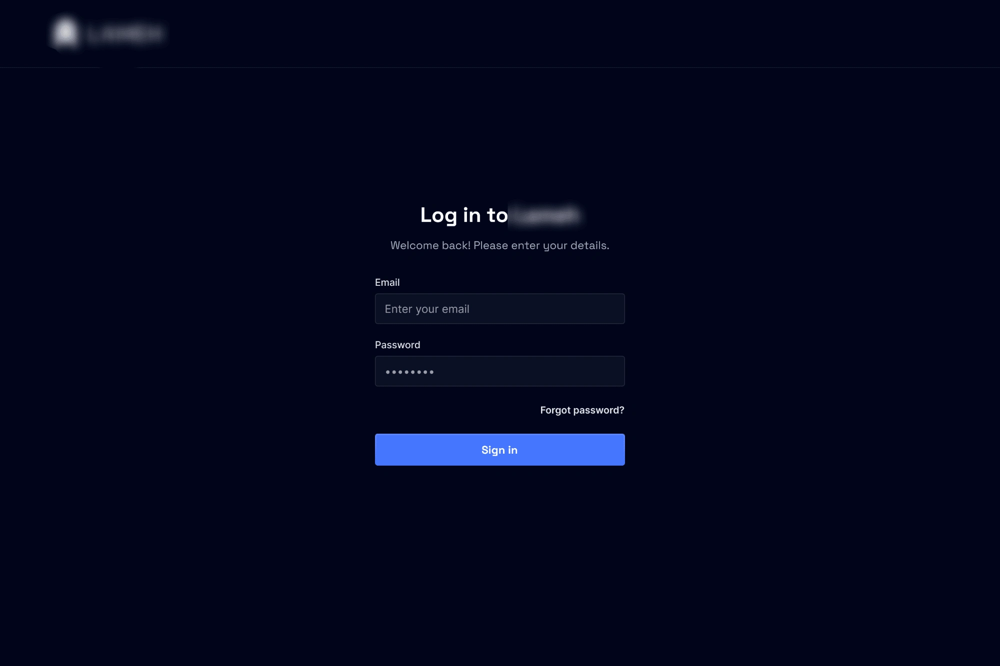 Login Page