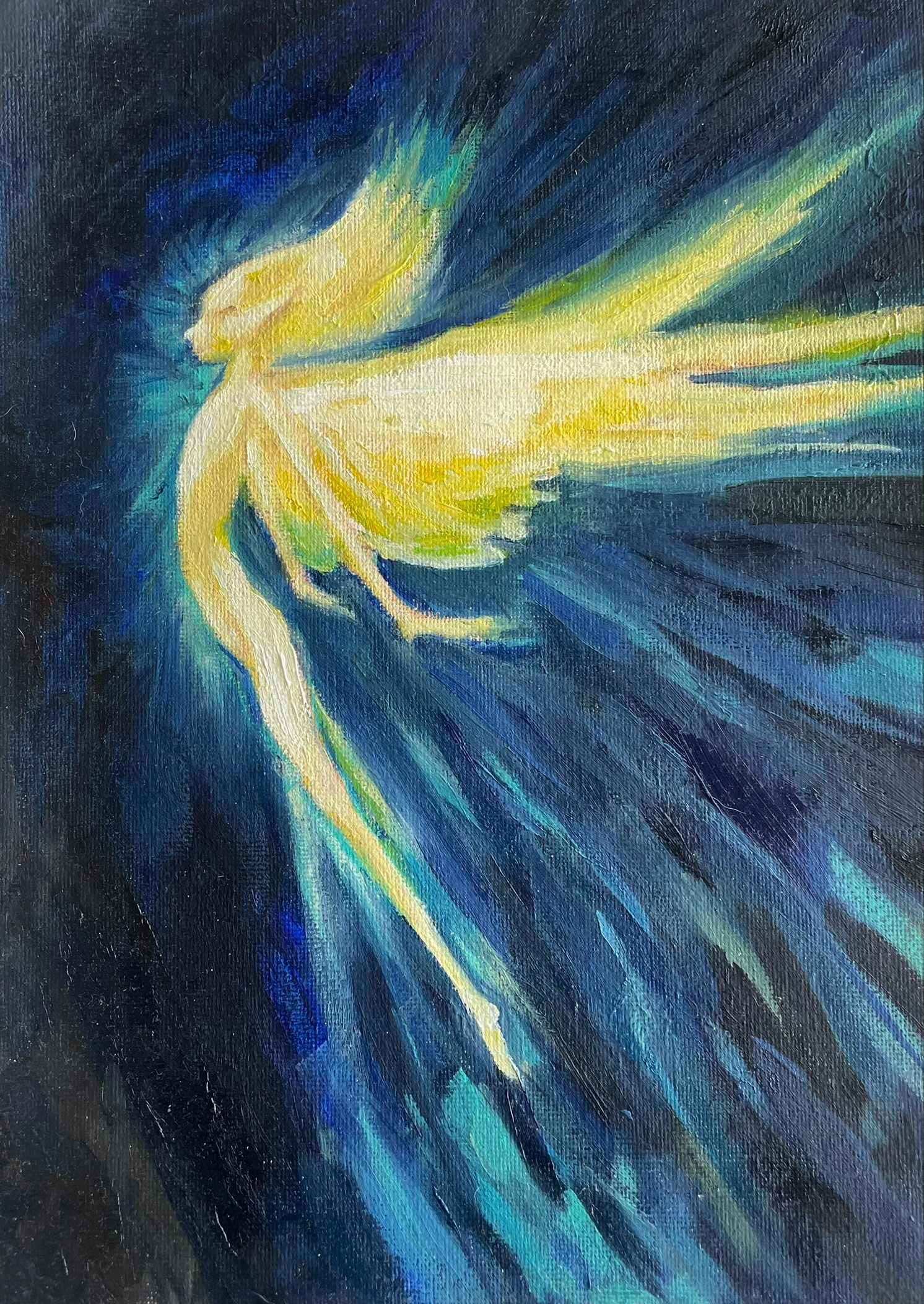 "Fairy." Inspired by Brian Froud.